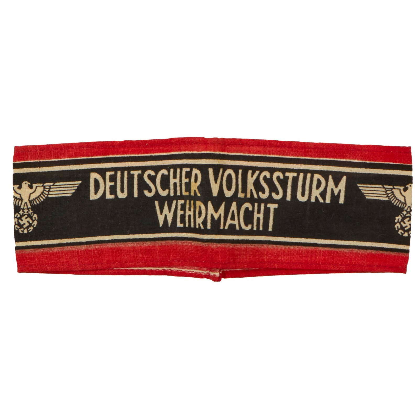 Buy Original German WWII Deutscher Volkssturm Wehrmacht Armband - Service Used | Original Firearms Antique For Sale