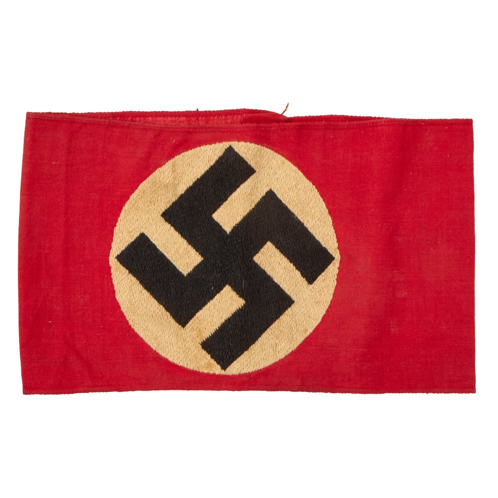 Buy Original German WWII NSDAP Party BeVo Style Machine Embroidered Insignia Armband | Original Firearms Antique For Sale