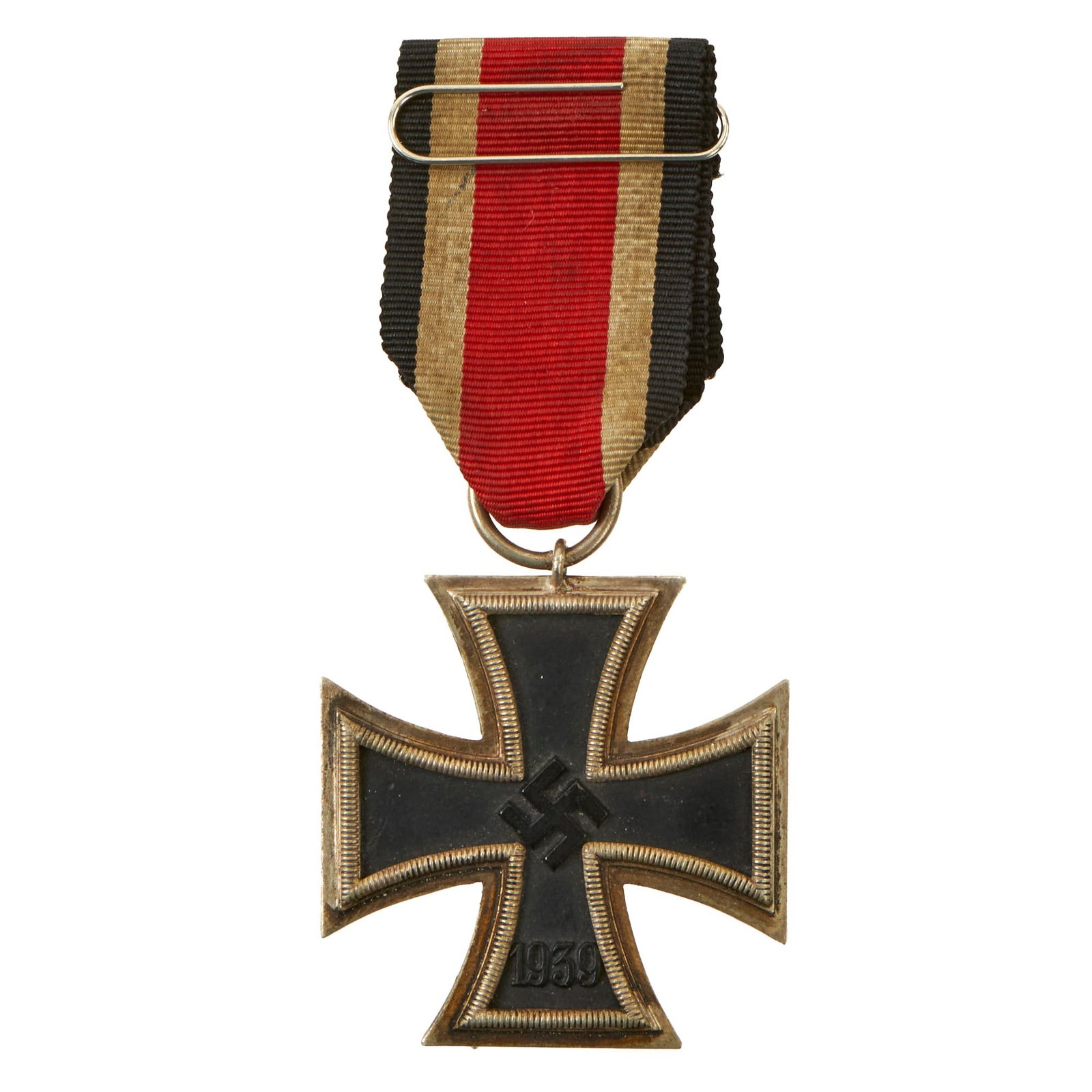 Buy Original German WWII Wehrmacht Iron Cross 2nd Class 1939 with Ribbon - Unmarked - EKII | Original Firearms Antique For Sale