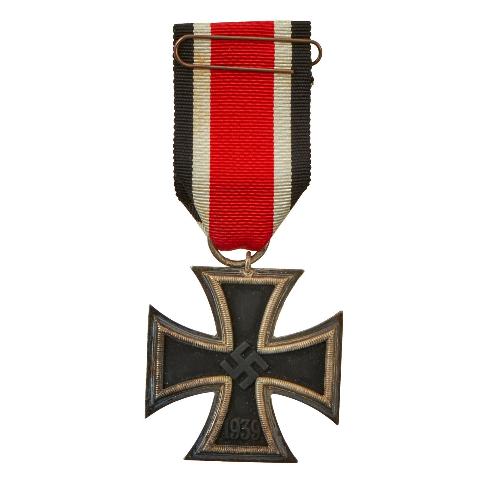 Buy Original German WWII Wehrmacht Iron Cross 2nd Class 1939 by Klein & Quenzer A.G. with Ribbon - EKII | Original Firearms Antique For Sale