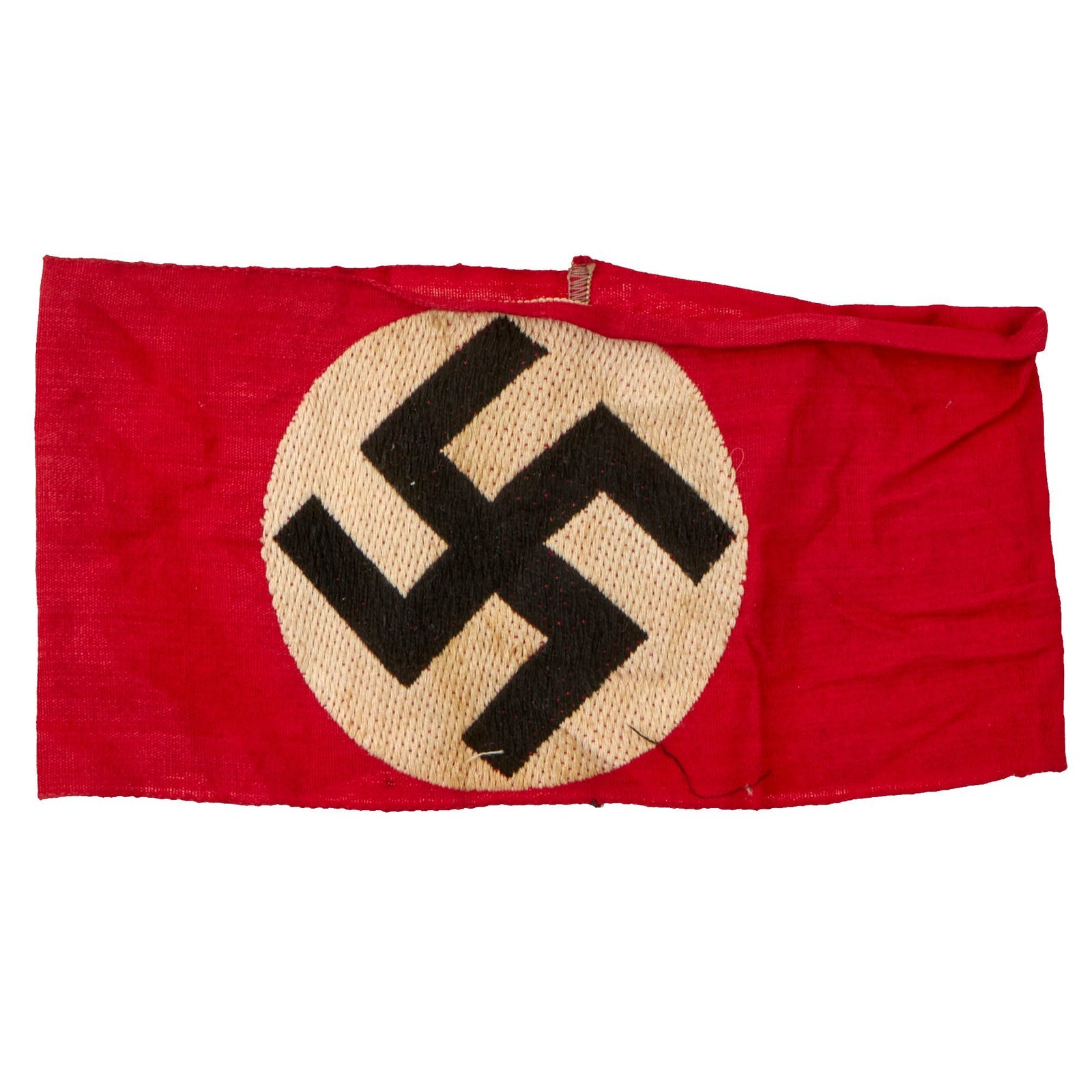 Buy Original German WWII NSDAP Party BeVo Style Machine Embroidered Insignia Armband | Original Firearms Antique For Sale