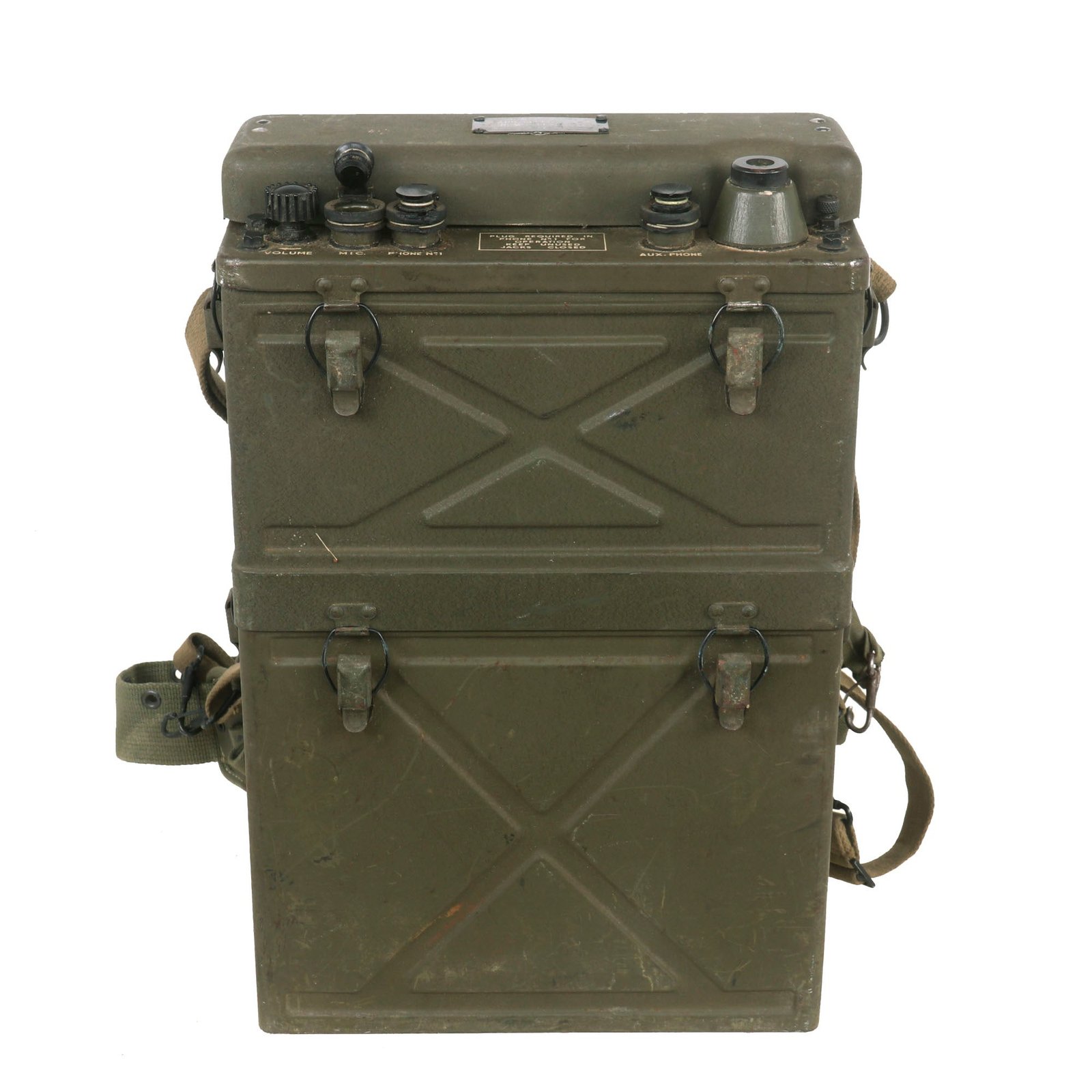 Buy Original WWII U.S. Signal Corps BC-1000 Backpack Radio Receiver and Transmitter - Dated 1944 | Original Firearms Antique For Sale