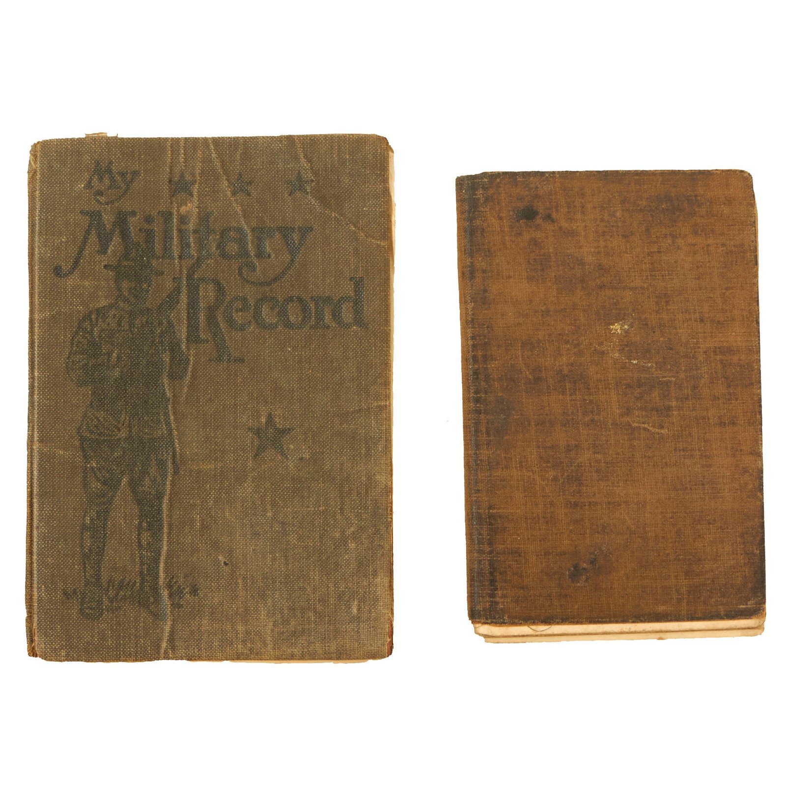 Buy Original U.S. WWI 33rd Division Pair of Diaries to Brothers Frank & Charles Hart - Wounded by Gas | Original Firearms Antique For Sale