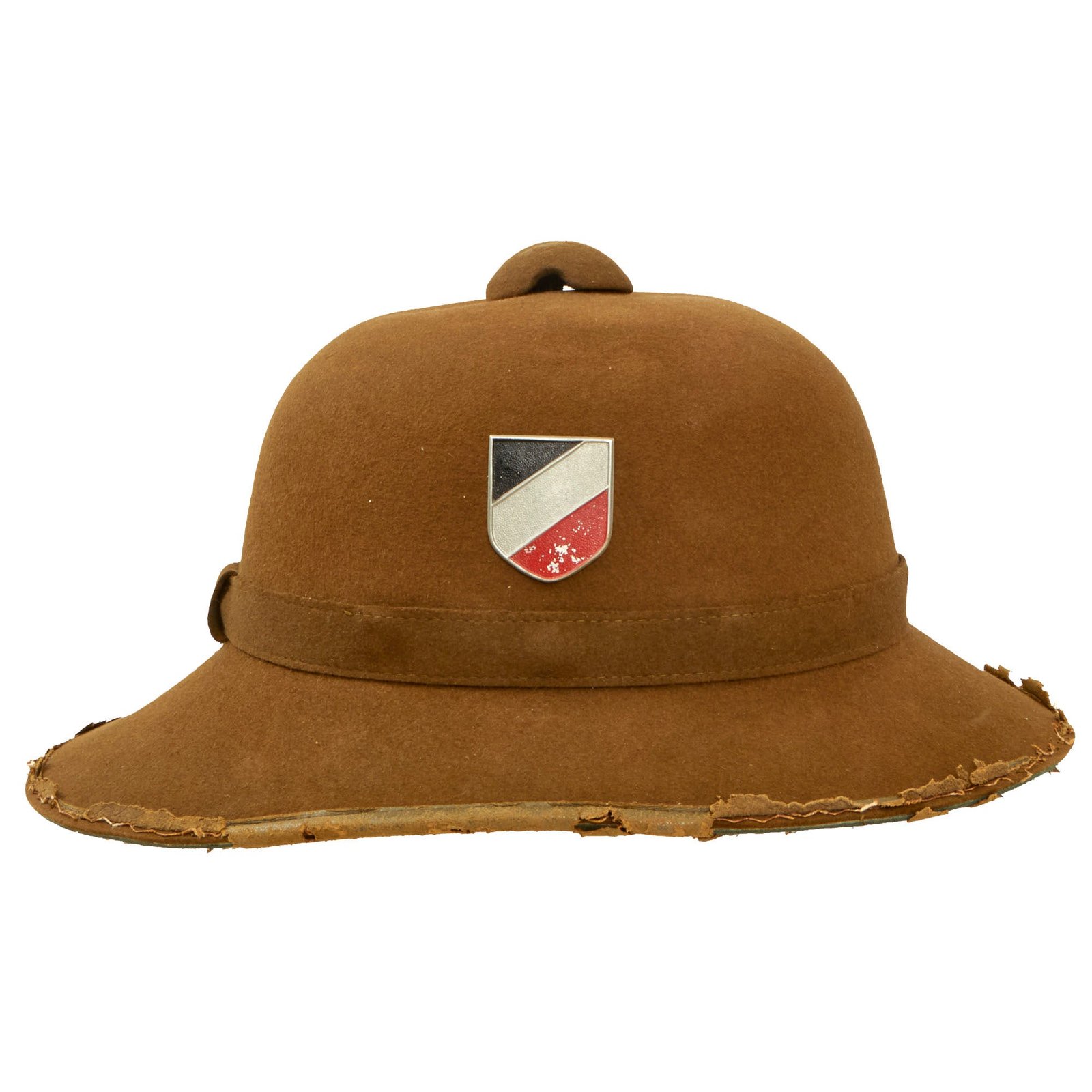 Buy Original German WWII 1942 Dated 2nd Model Afrikakorps DAK Sun Helmet by J. H. Soffel - Size 55cm | Original Firearms Antique For Sale
