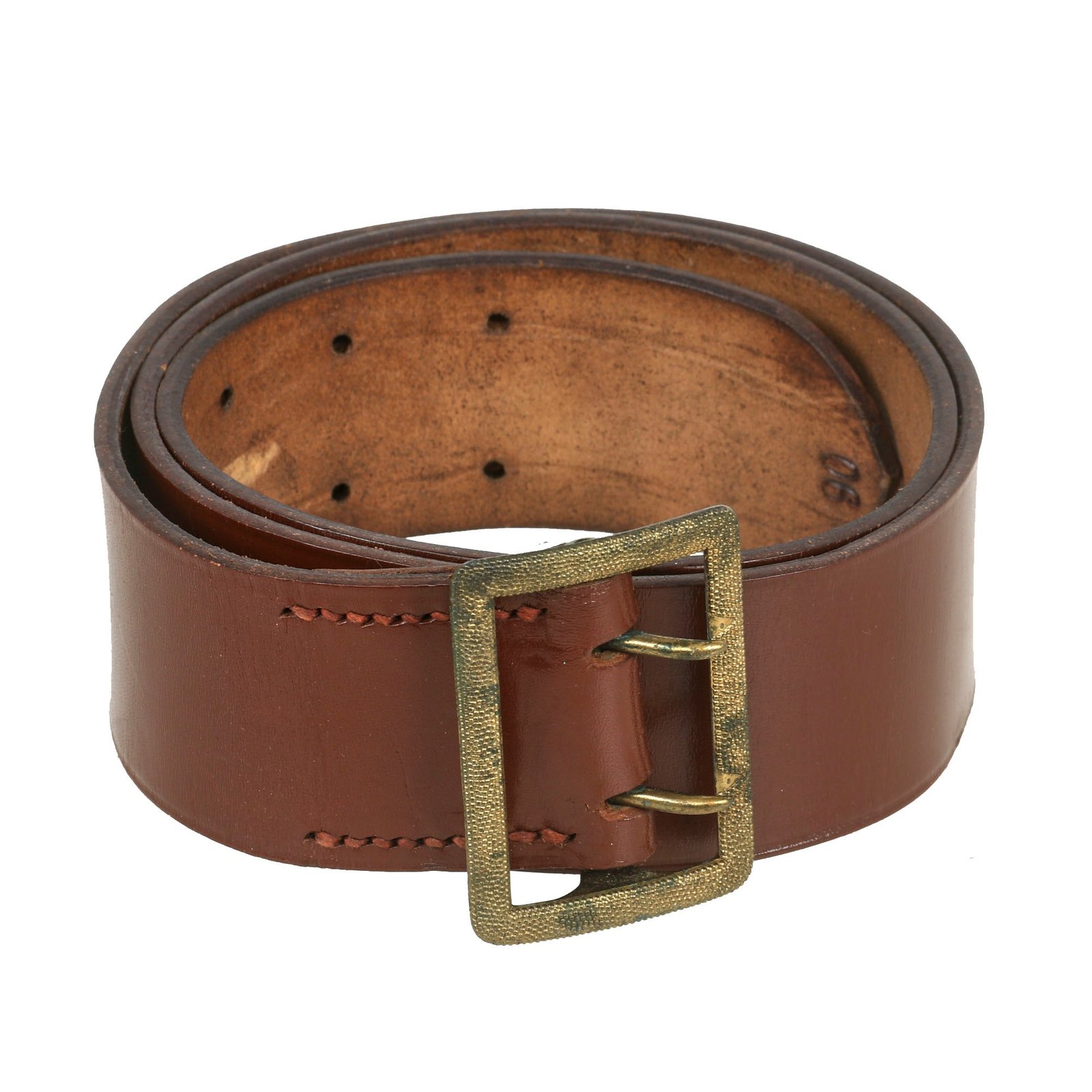 Buy Original German WWII Army Heer Officers 50mm Brown Leather Open Claw Buckle Belt - dated 1941 | Original Firearms Antique For Sale