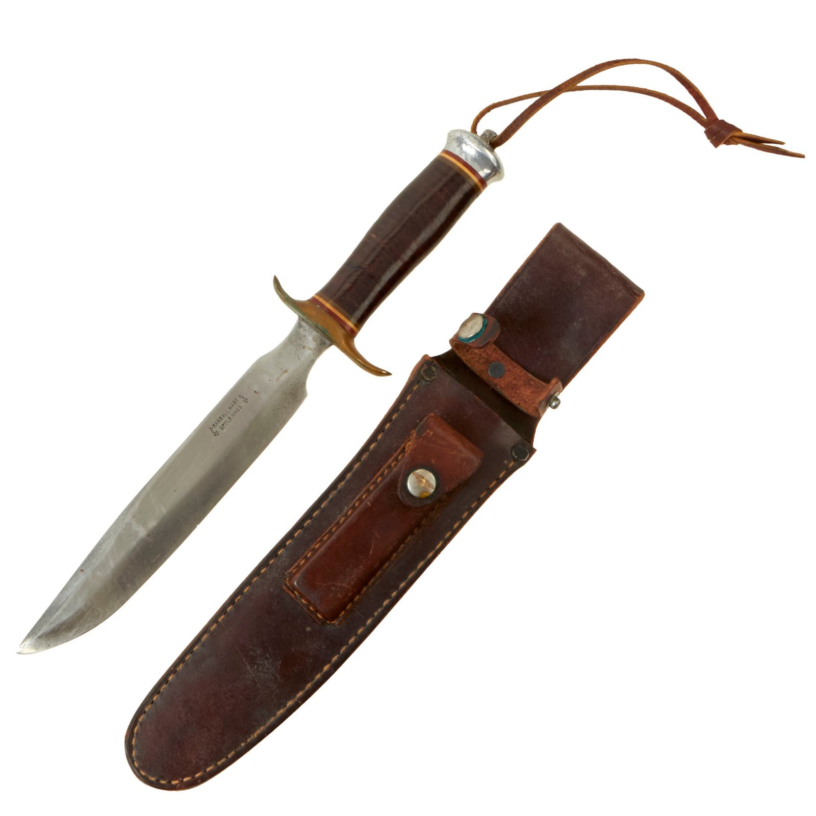 Buy Original U.S. WWII Randall Model 1 “Springfield” Fighting Knife Circa 1943 with Original Sheath | Original Firearms Antique For Sale