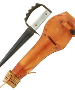 Buy Original U.S. WWII Taylor Huff Type I Knuckle Knife With Correct Leather Sheath - Unissued Condition | Original Firearms Antique For Sale