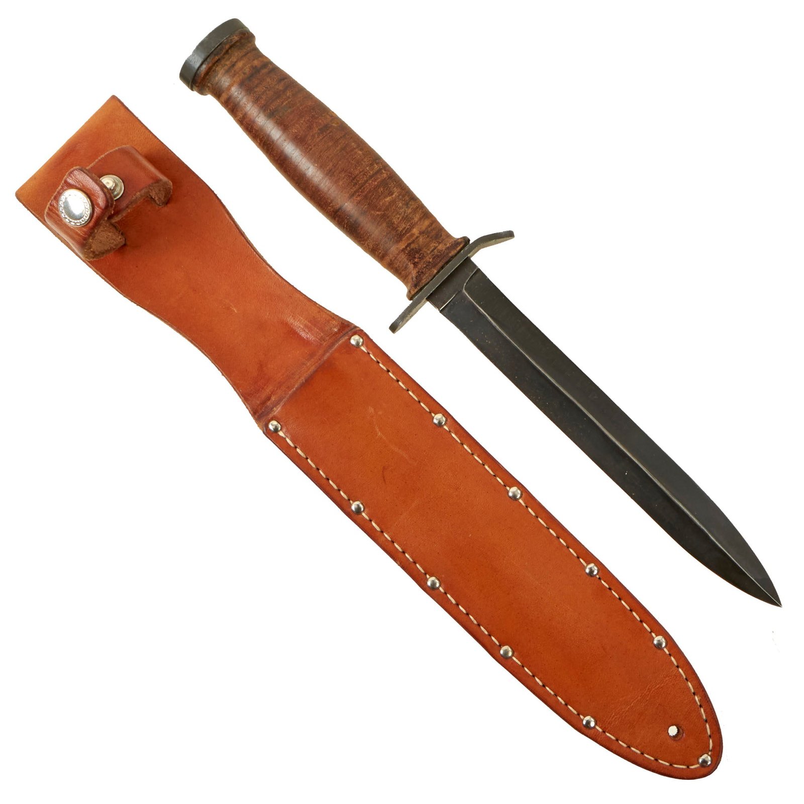 Buy Original U.S. WWII Sterile M3 Fighting Knife Marked G6 with Post War Sheath | Original Firearms Antique For Sale