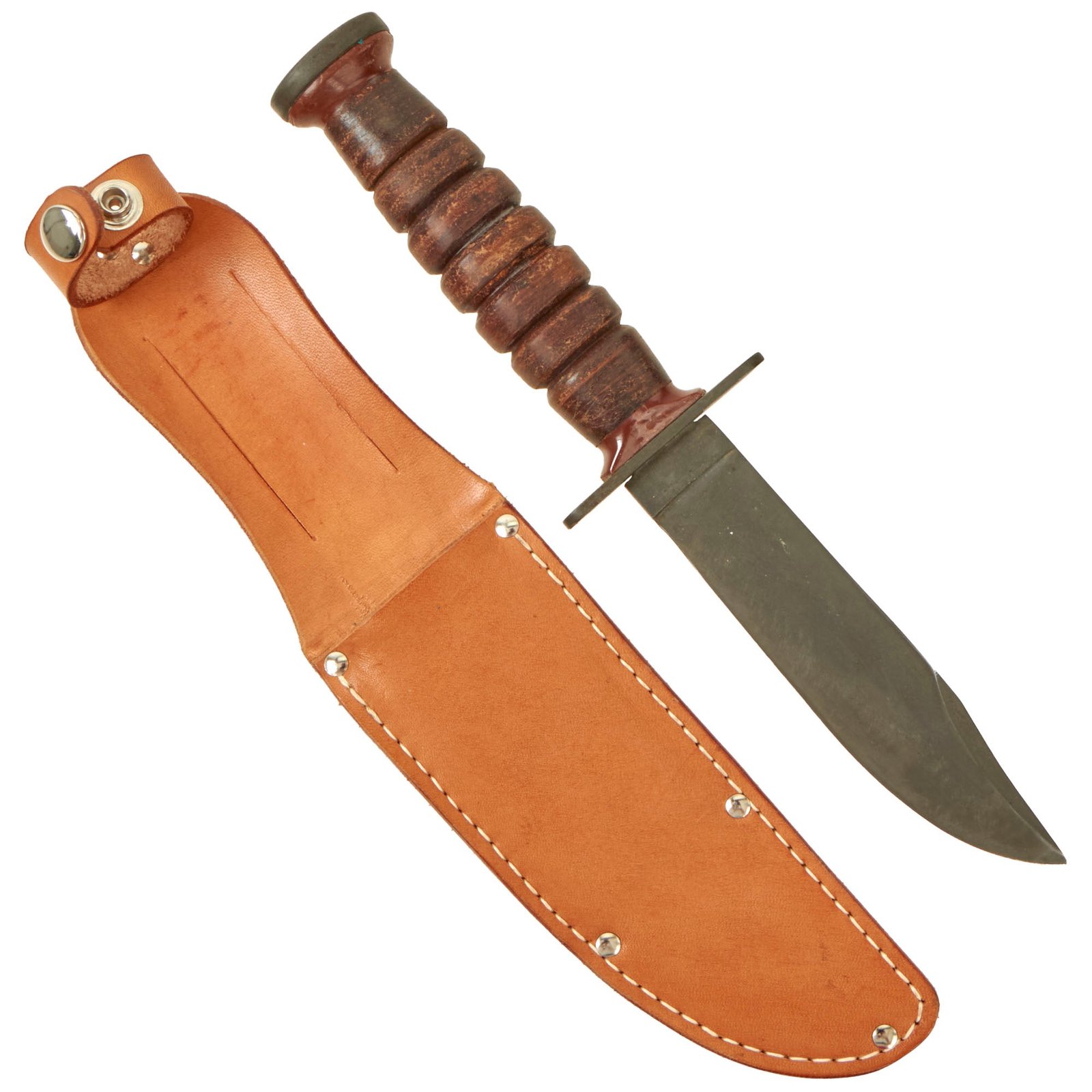 Buy Original U.S. Vietnam War Schrade-Walden Pilot’s Survival Knife with Leather Sheath | Original Firearms Antique For Sale