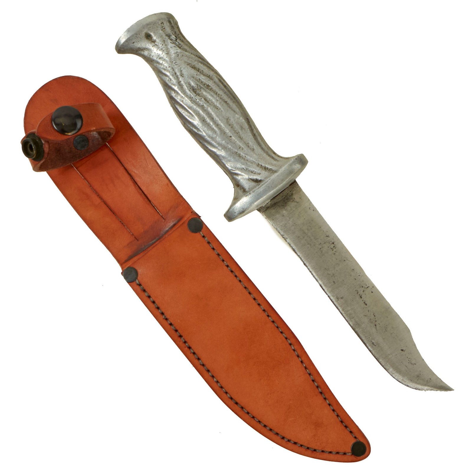 Buy Original U.S. WWII Murphy Combat Fighting Knife with Cast Aluminum Handle & Scabbard | Original Firearms Antique For Sale