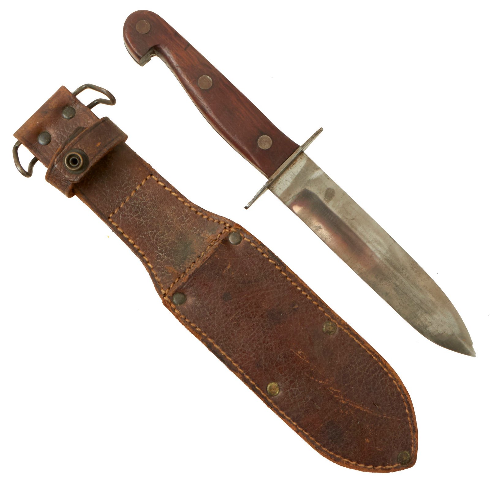 Buy Original U.S. / Australian WWII Commando Fighting Knife by East Bros With Correct 1943 Dated Sheath | Original Firearms Antique For Sale