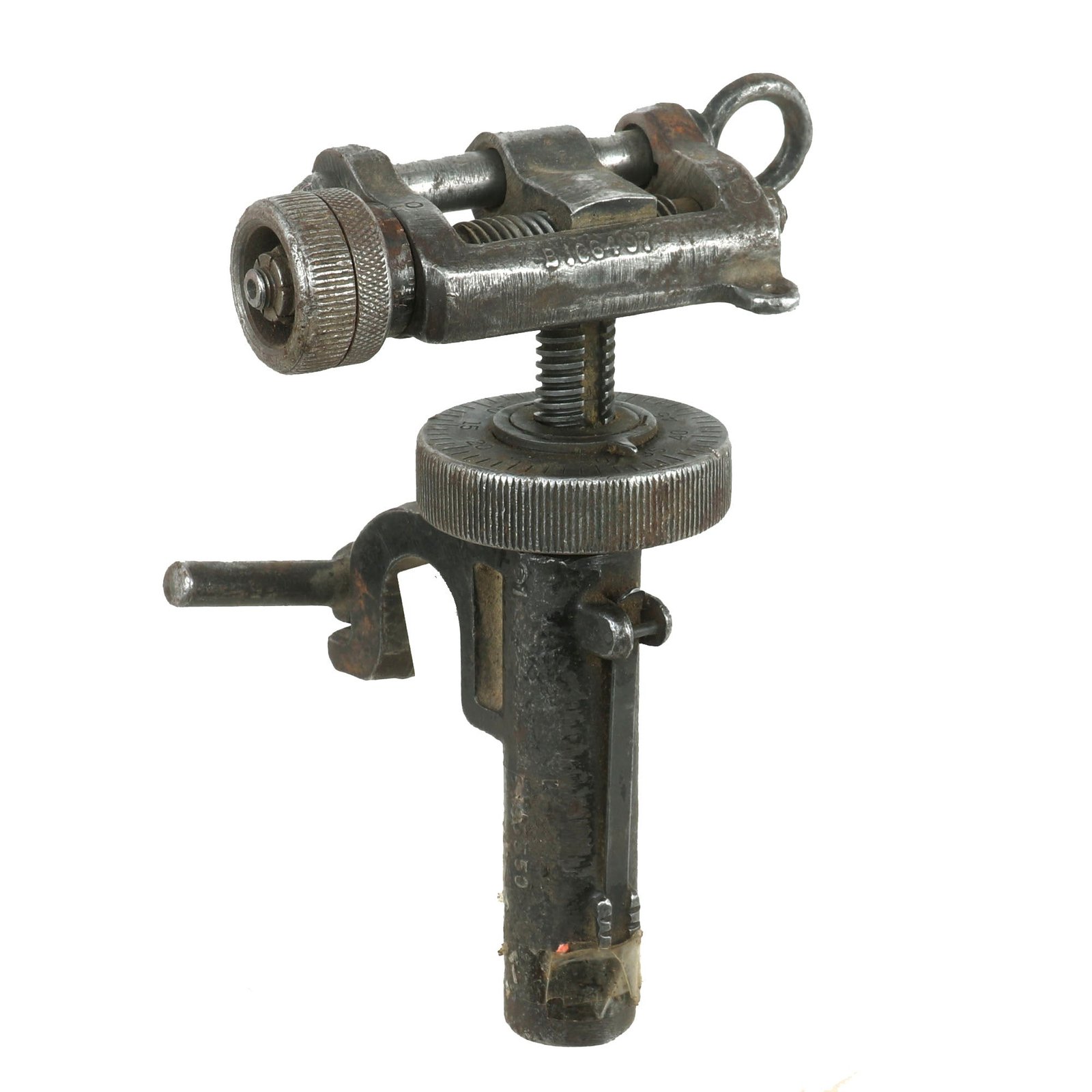 Buy Original U.S. WWII or Korean War Traverse and Elevation Mechanism T&E for the U.S. M2 Browning .50 Cal M3 Tripod | Original Firearms Antique For Sale