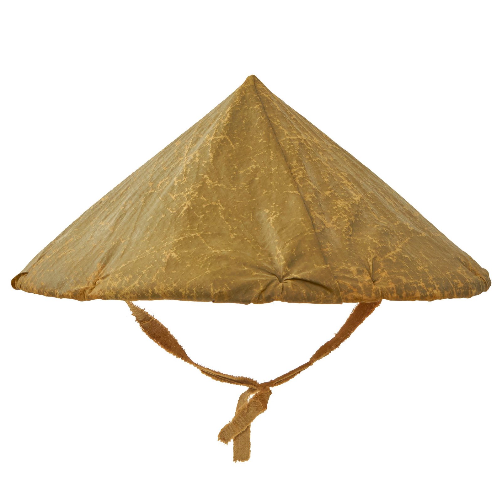 Buy Original U.S. Vietnam War Soldier Bring-Back Vietcong Bamboo Rice Paddy Hat with Written Provenance - Dated April 1969 | Original Firearms Antique For Sale