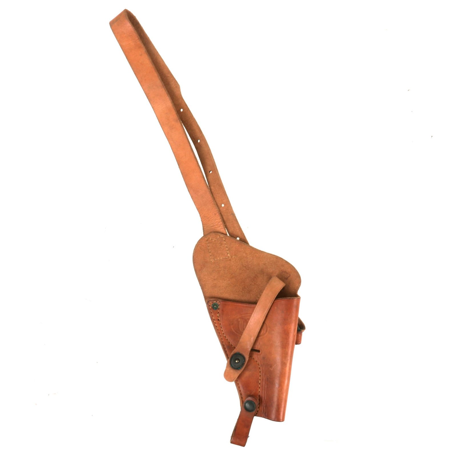 Buy Original U.S. WWII US Navy Pilot .38 Victory Revolver M3 Shoulder Holster by Boyt Harness - Dated 1944 | Original Firearms Antique For Sale