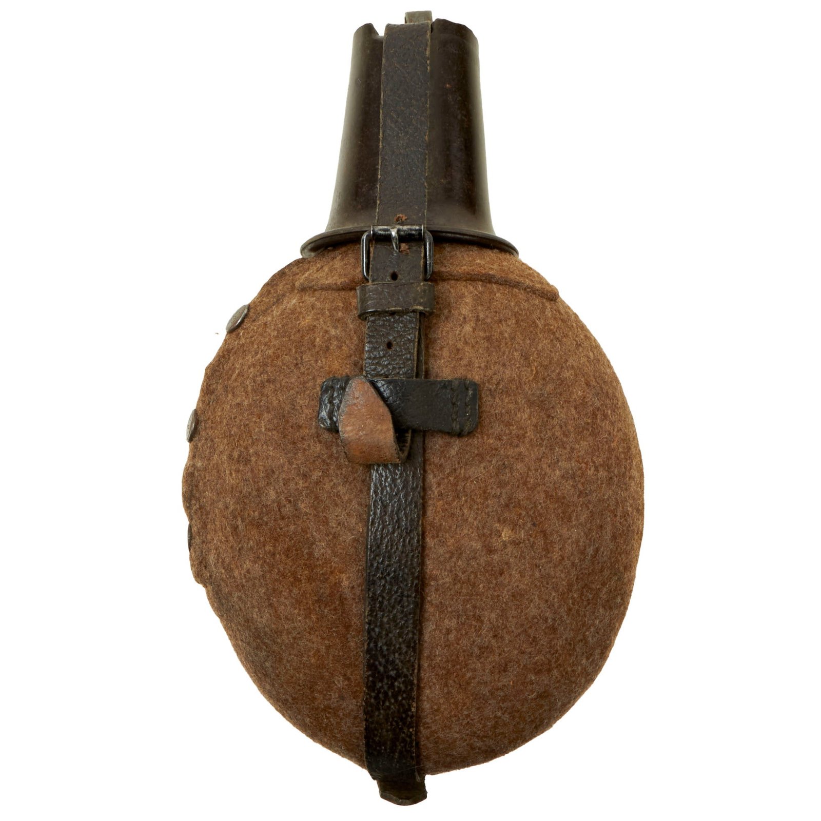 Buy Original German WWII Aluminum M31 Canteen Rig with Bakelite Cup - marked MN42 | Original Firearms Antique For Sale