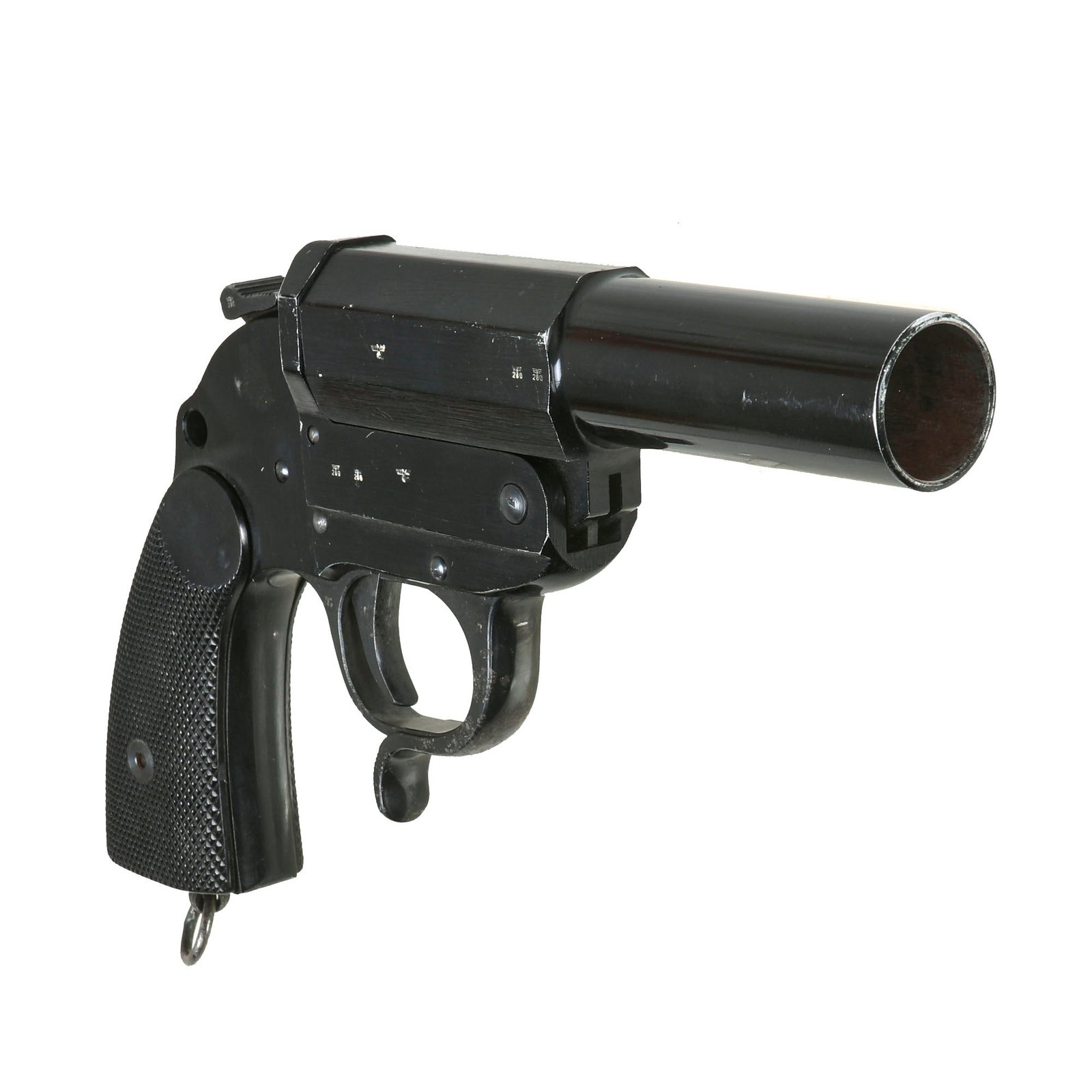 Buy Original German WWII Leuchtpistole 34 Heer Signal Flare Pistol Serial 5504g by ERMA-Erfurt - Dated 1941 | Original Firearms Antique For Sale