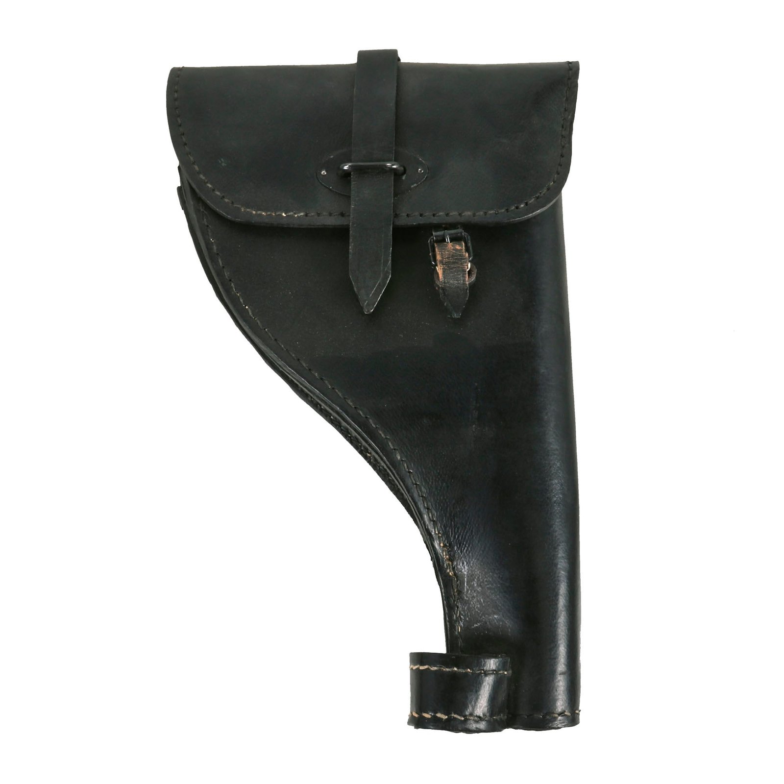 Buy Original German WWII 1942 Dated Black Preßstoff & Leather Flare Signal Pistol Holster by Curt Vogel K.G. | Original Firearms Antique For Sale