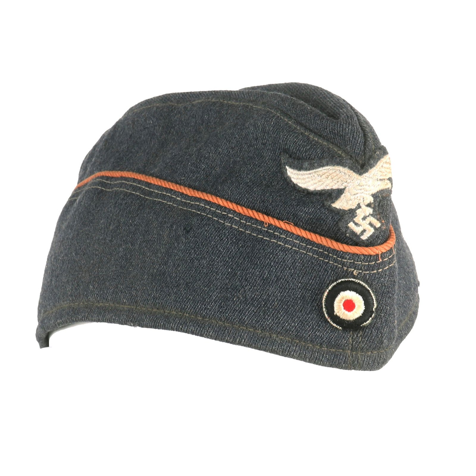 Buy Original German WWII 1942 Dated Air Signals Wehrmacht Helferin Female Auxiliary M38 Overseas Cap by ALMI - size 59 | Original Firearms Antique For Sale