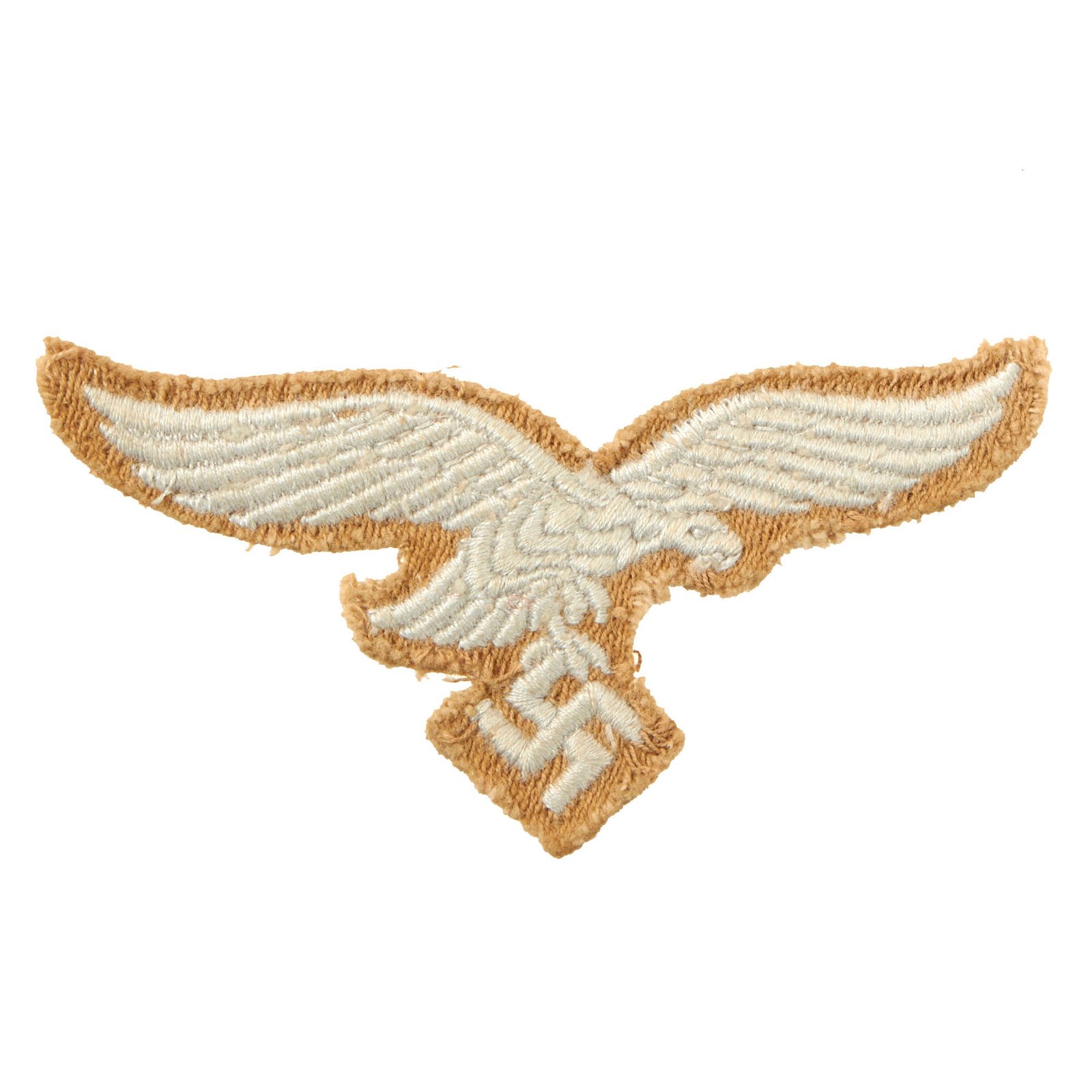 Buy Original German WWII Luftwaffe DAK Afrika Korps Embroidered Breast Eagle | Original Firearms Antique For Sale