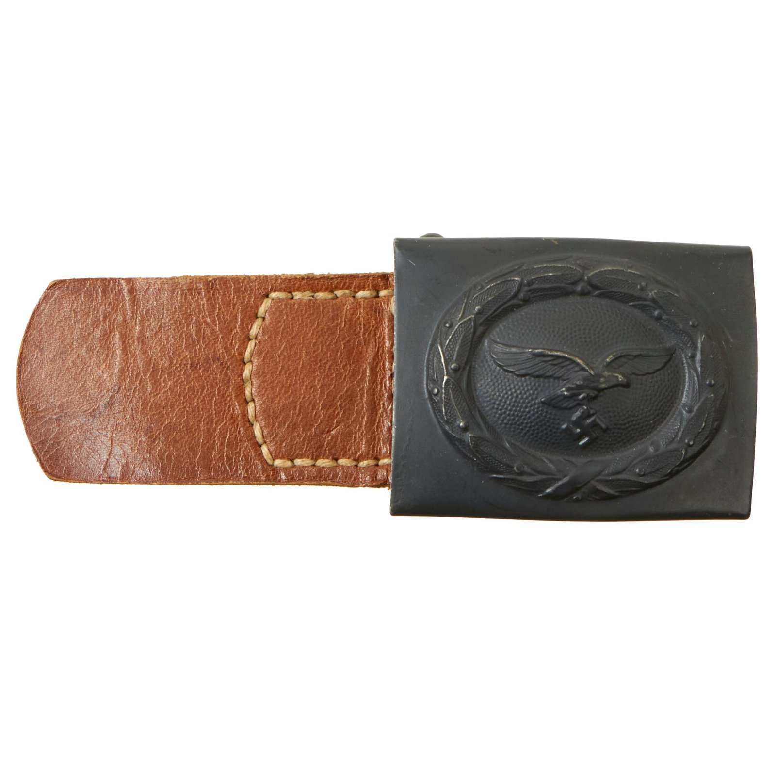 Buy Original Excellent German WWII Luftwaffe Steel Belt Buckle by Dr. Franke & Co. of Lüdenscheid - dated 1940 & 1941 | Original Firearms Antique For Sale