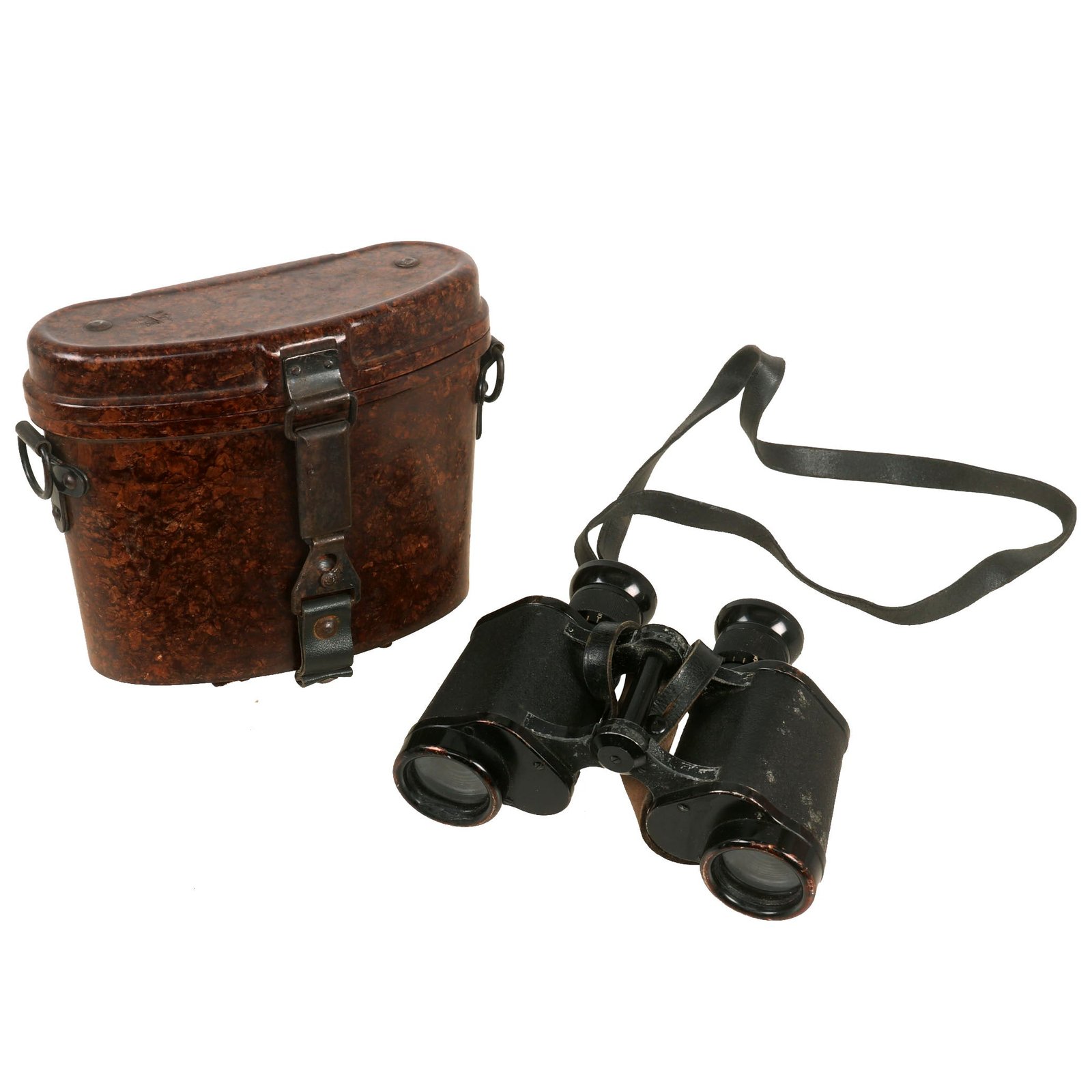Buy Original German WWII 6x30 Dienstglas Binoculars with Bakelite Case by Carl Zeiss, Jena, Militärabteilung | Original Firearms Antique For Sale