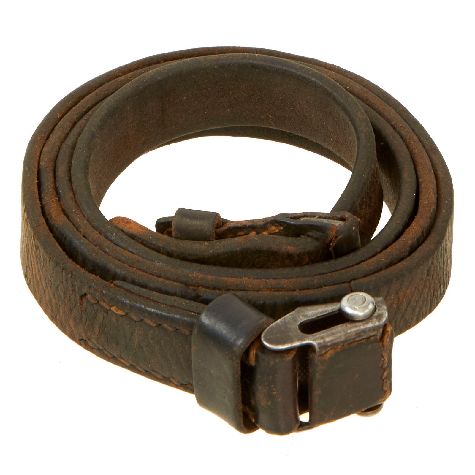 Buy Original German WWII Karabiner 98 K98k Leather Sling with Buckle - Dated 1937 | Original Firearms Antique For Sale