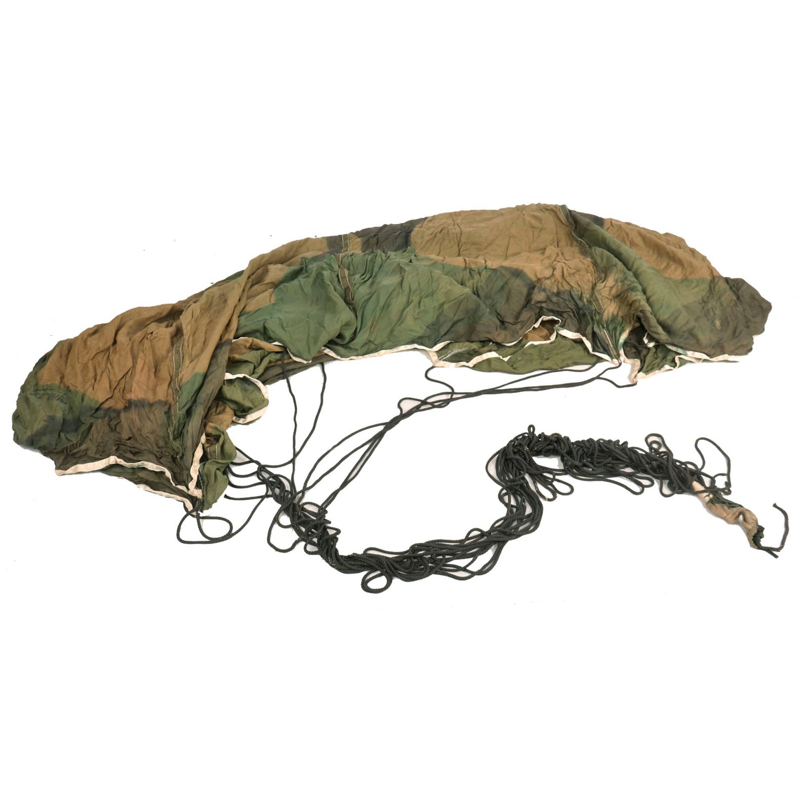 Buy Original German WWII Luftwaffe Flare Parachute Camouflage Parachute Canopy | Original Firearms Antique For Sale