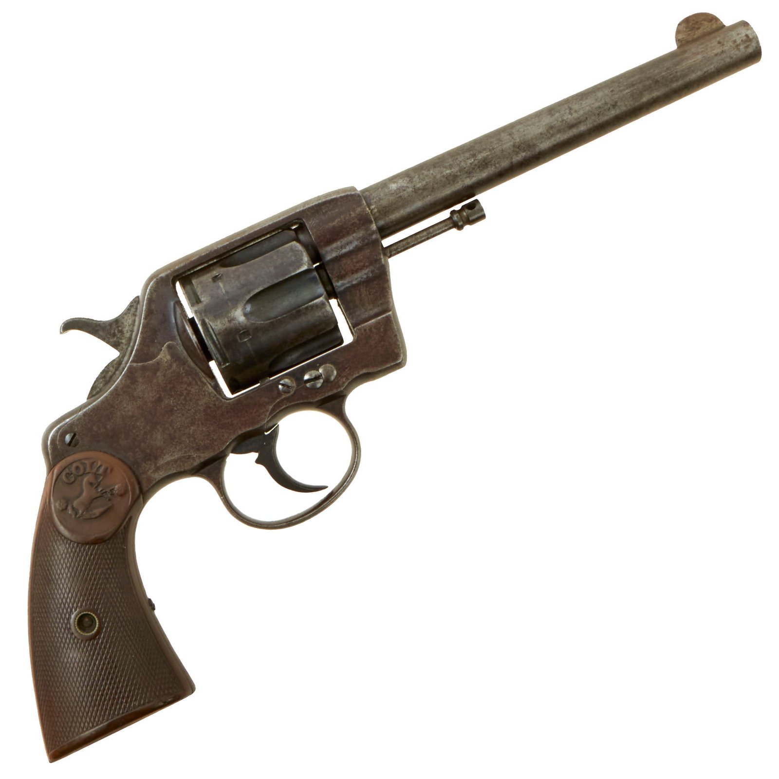 Buy Original Spanish-American War U.S. Colt Model 1896 D.A. 38 Revolver Named to Puerto Rico Campaign Soldier - Serial 99602 Made In 1898 | Original Firearms Antique For Sale