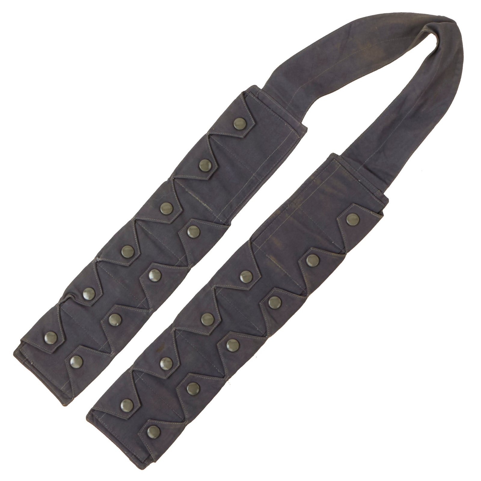 Buy Original Rare German WWII Early Luftwaffe Blue Fallschirmjäger Paratrooper Ammo Bandolier | Original Firearms Antique For Sale