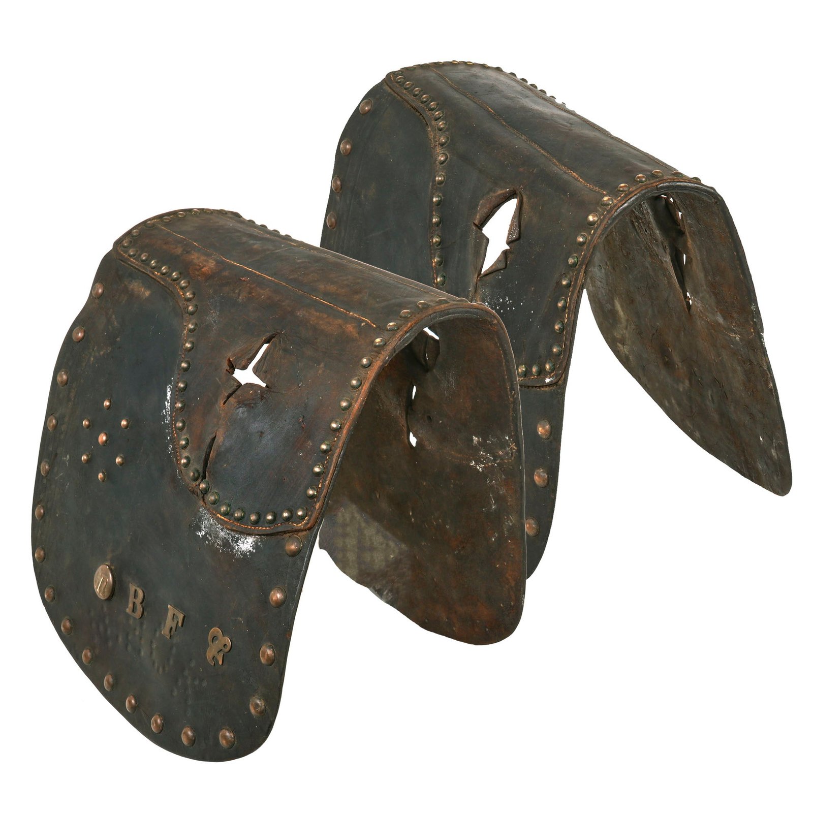 Buy Original U.S. Spanish-American War Era Cavalry Horse Front & Rear Skirts with Personalization | Original Firearms Antique For Sale