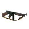 Buy Original U.S. WWII Thompson M1A1 Aluminum Receiver Display Submachine Gun Serial 58986 with Live Barrel, Magazine, Sling | Original Firearms Antique For Sale