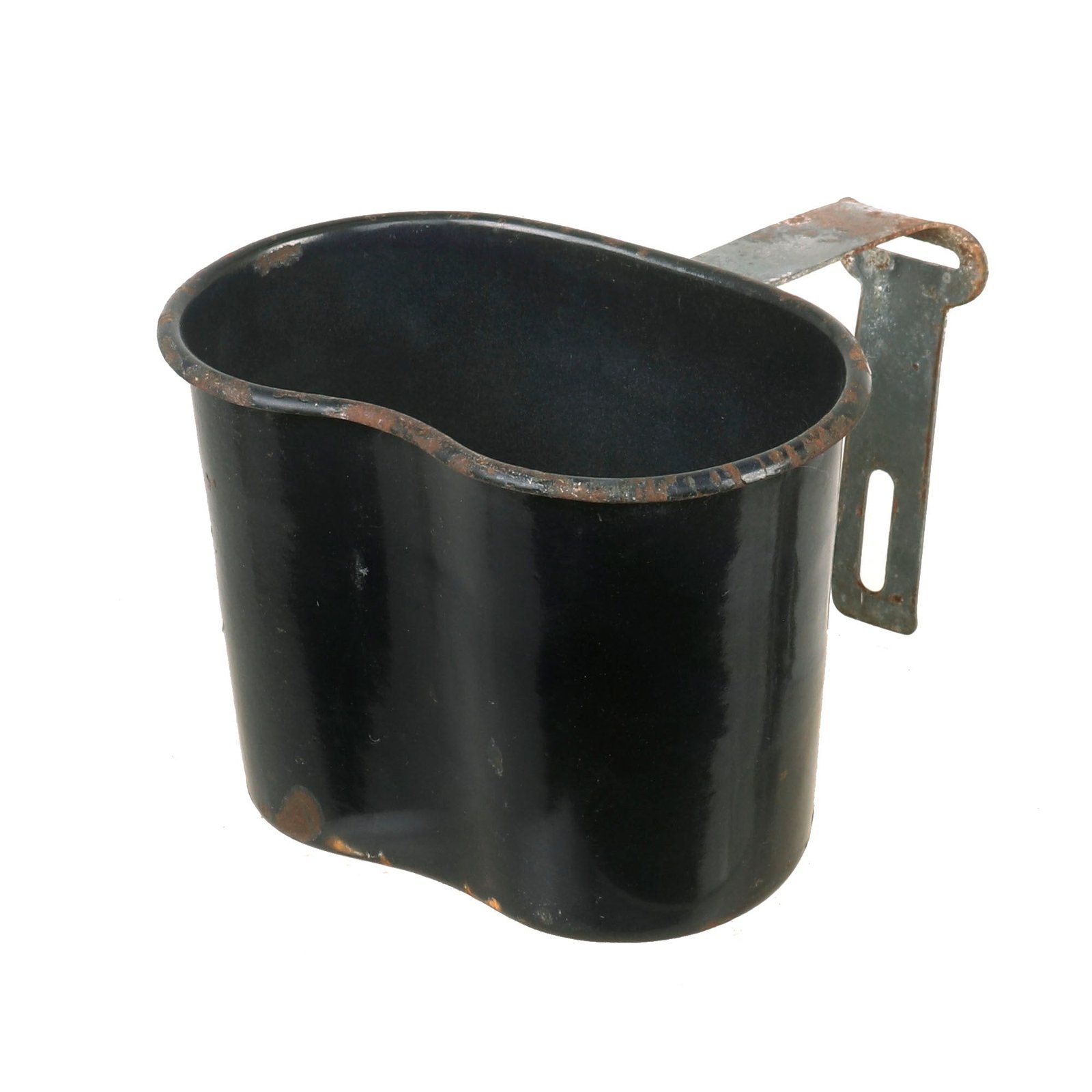 Buy Original U.S. WWII M1942 Experimental BLUE Porcelain Enamel Canteen Cup - Dated 1942 | Original Firearms Antique For Sale