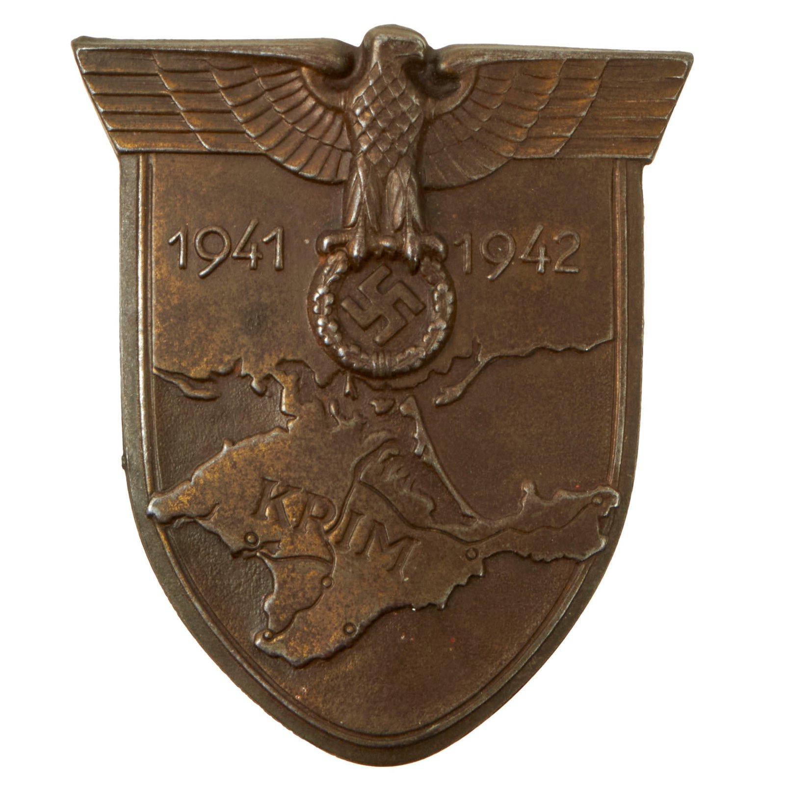 Buy Original German WWII Heer Army Crimea Krim Shield Decoration - Krimschild | Original Firearms Antique For Sale