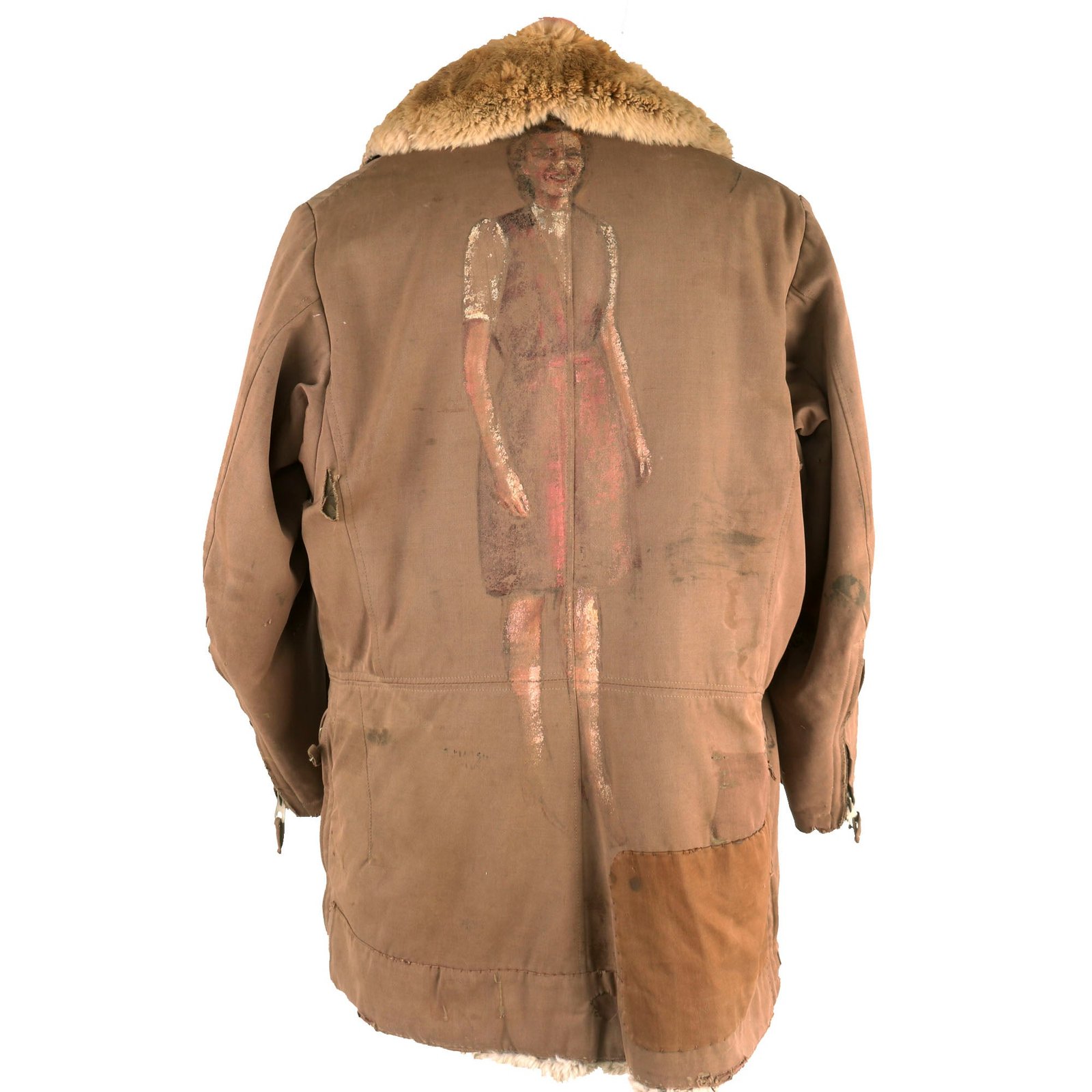 Buy Original Imperial Japanese WWII Bomber Jacket Captured & Painted by American Soldier | Original Firearms Antique For Sale