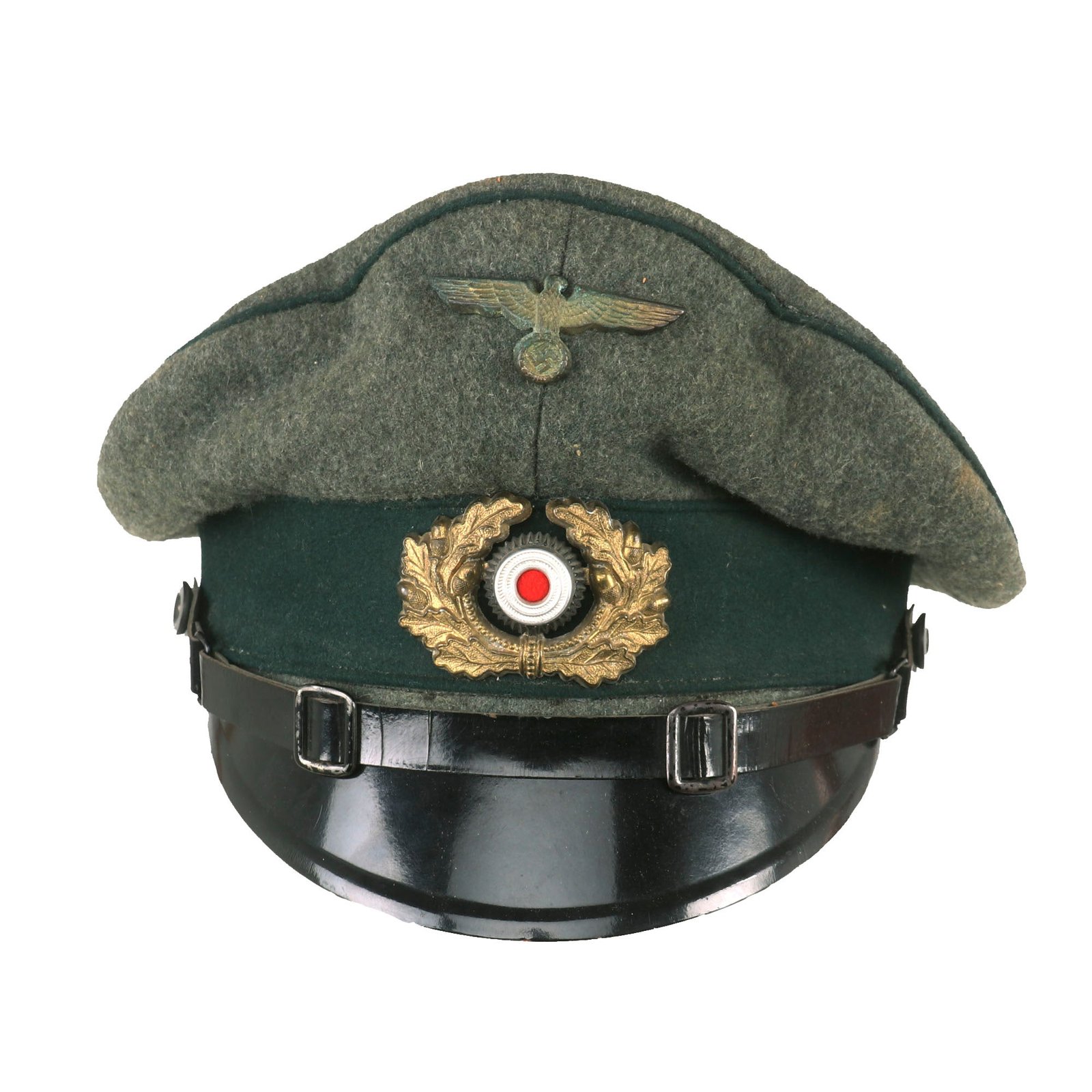 Buy Original German WWII Named Kriegsmarine Coastal Artillery EM/NCO Schirmmütze Visor Crush Cap | Original Firearms Antique For Sale