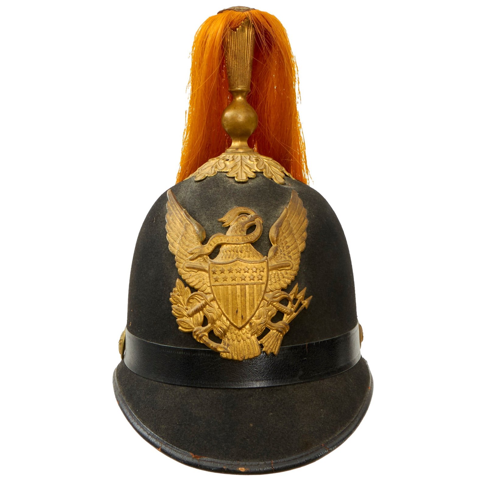 Buy Original U.S. Indian Wars 3rd Pattern 1881 Federal Cavalry Parade Helmet With Plume | Original Firearms Antique For Sale