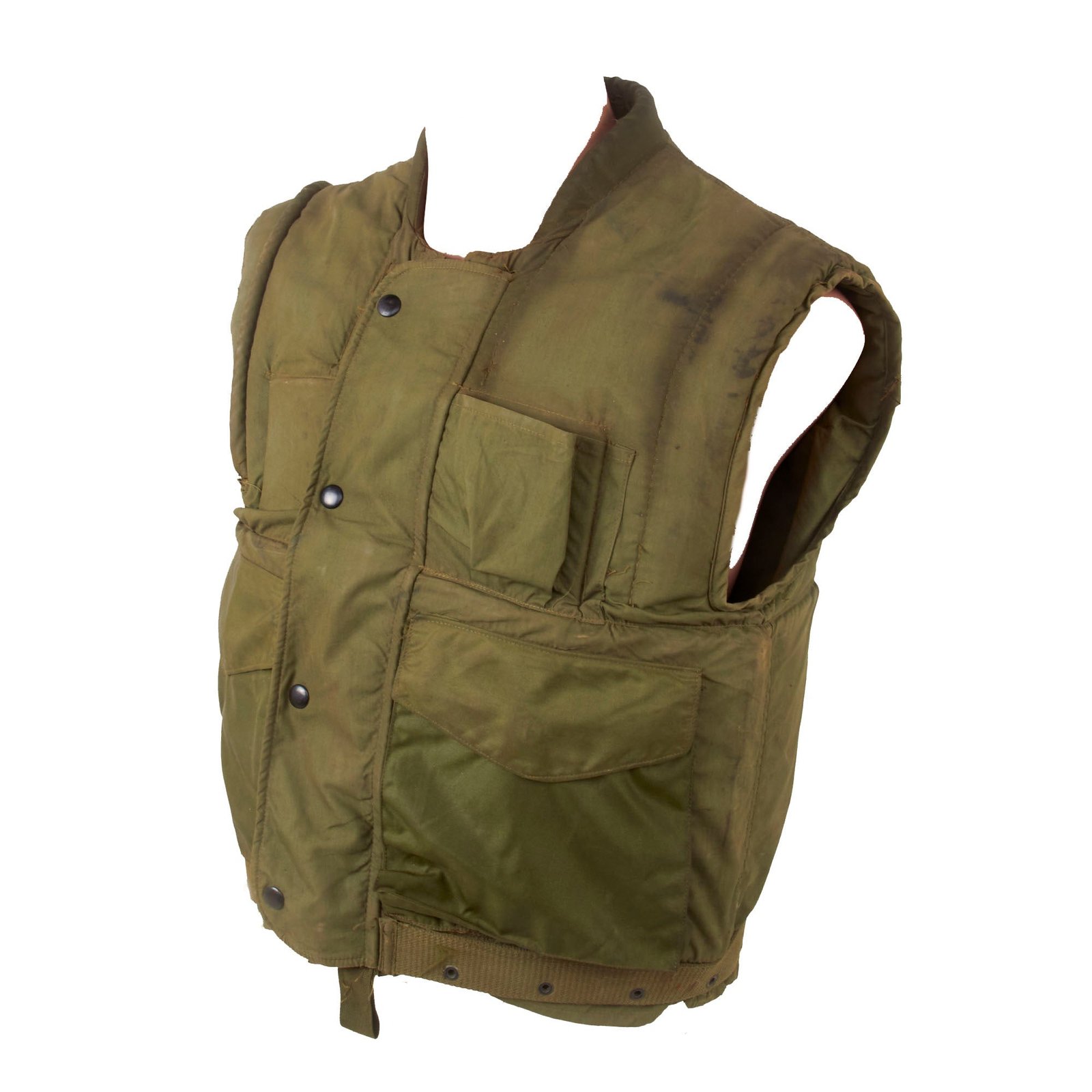 Buy Original U.S. Vietnam War Era U.S.M.C. M-1955 Second Pattern Fragmentation Body Armor Vest - Size Medium | Original Firearms Antique For Sale
