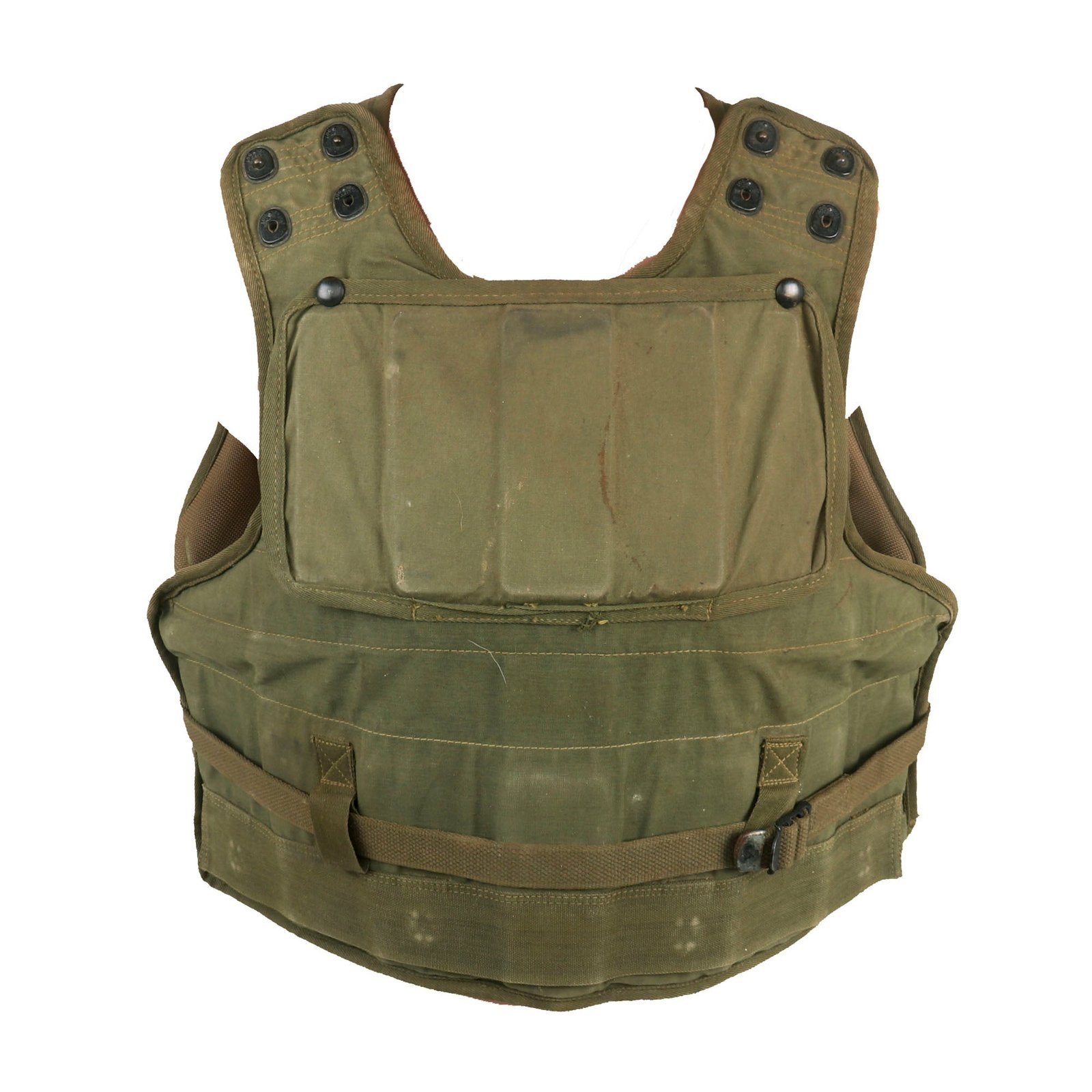 Buy Original U.S. Korean War M12 Body Armor - Two Pieces Manufactured by Breslee & Artistic Furniture Manufacturing Company | Original Firearms Antique For Sale