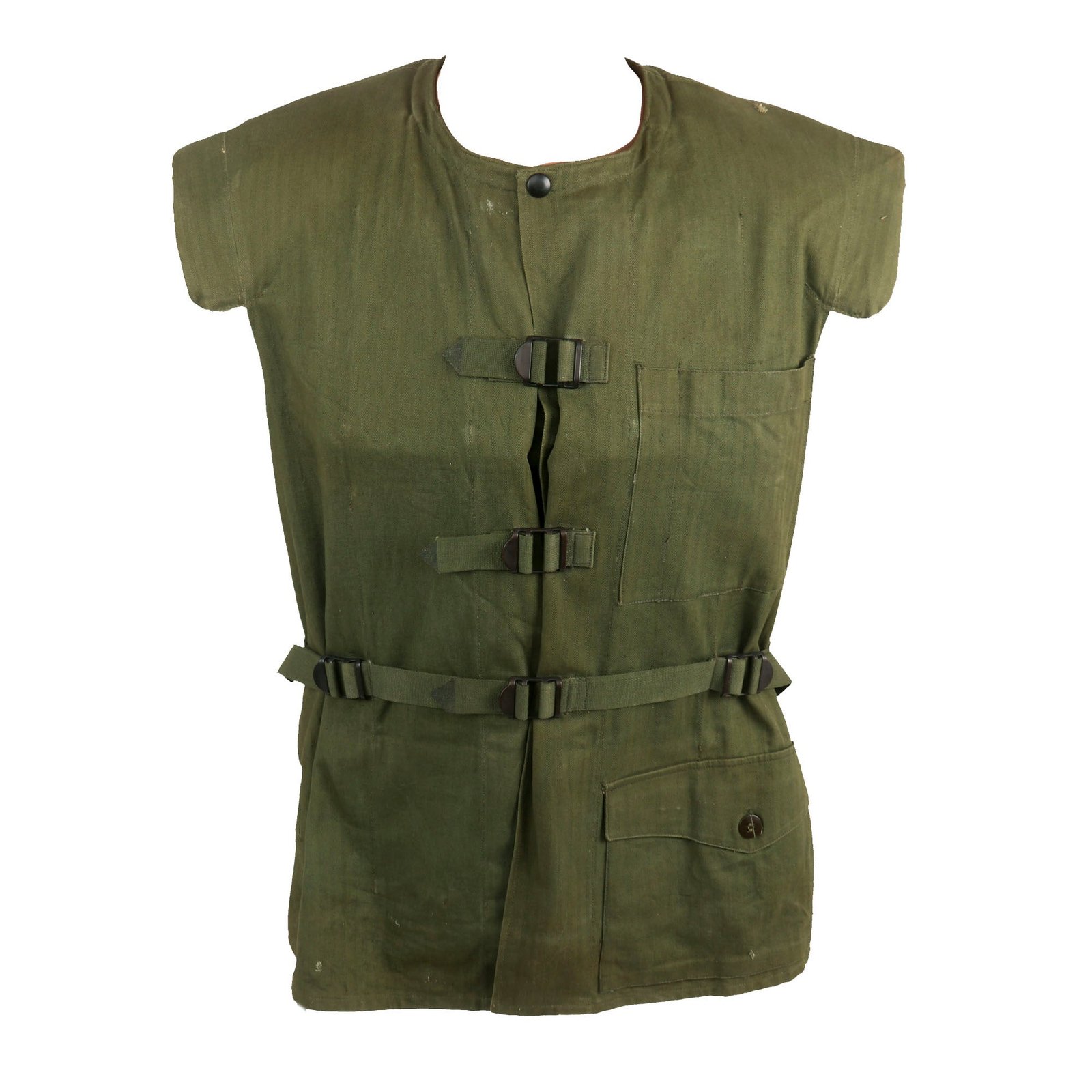 Buy Original U.S. WWII U.S.M.C. Experimental Body Armor Flak Jacket - HBT Material | Original Firearms Antique For Sale