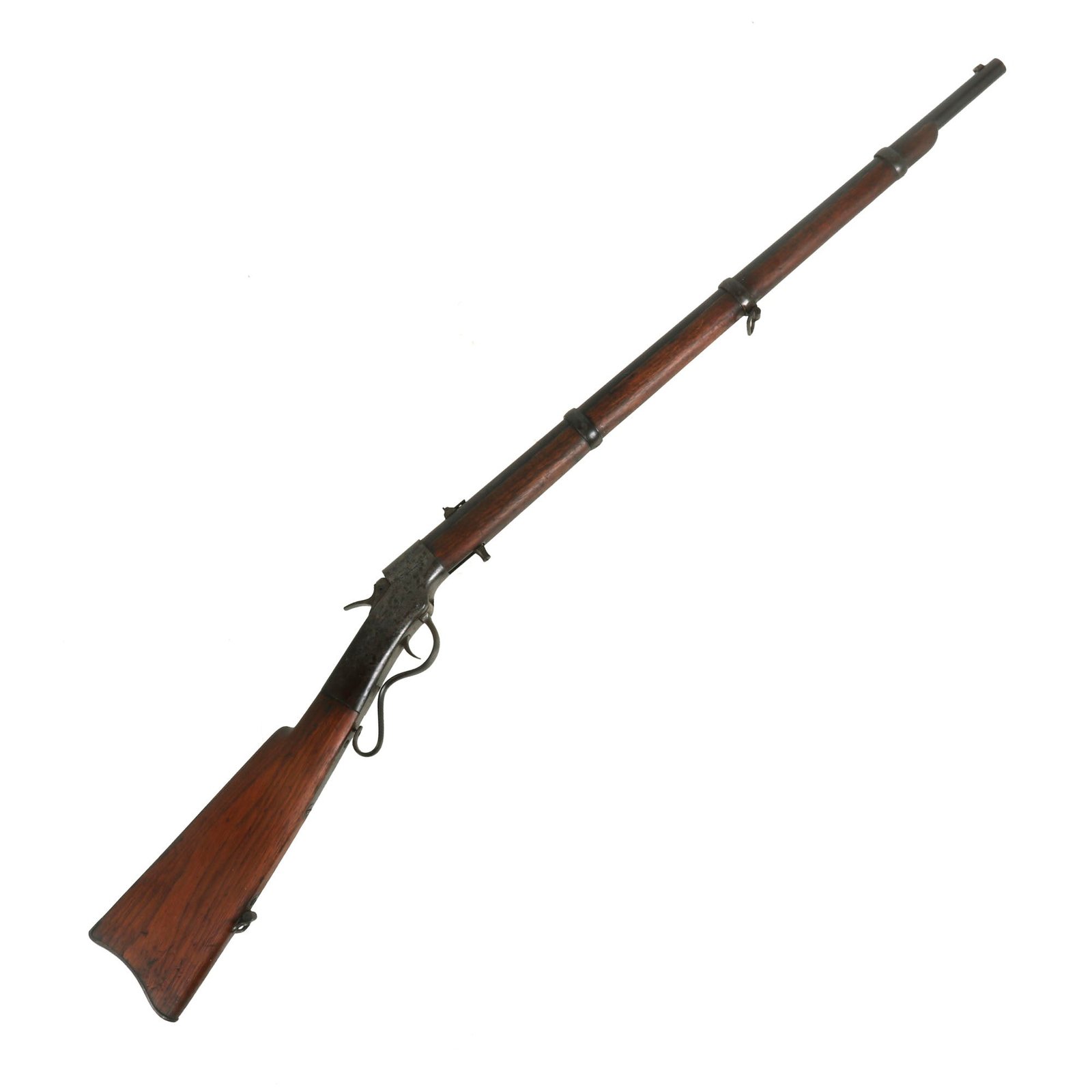 Buy Original U.S. Civil War Era No. 46 Ballard's Patent Falling Block Long Rifle in .44 Rimfire - Serial 17835 | Original Firearms Antique For Sale