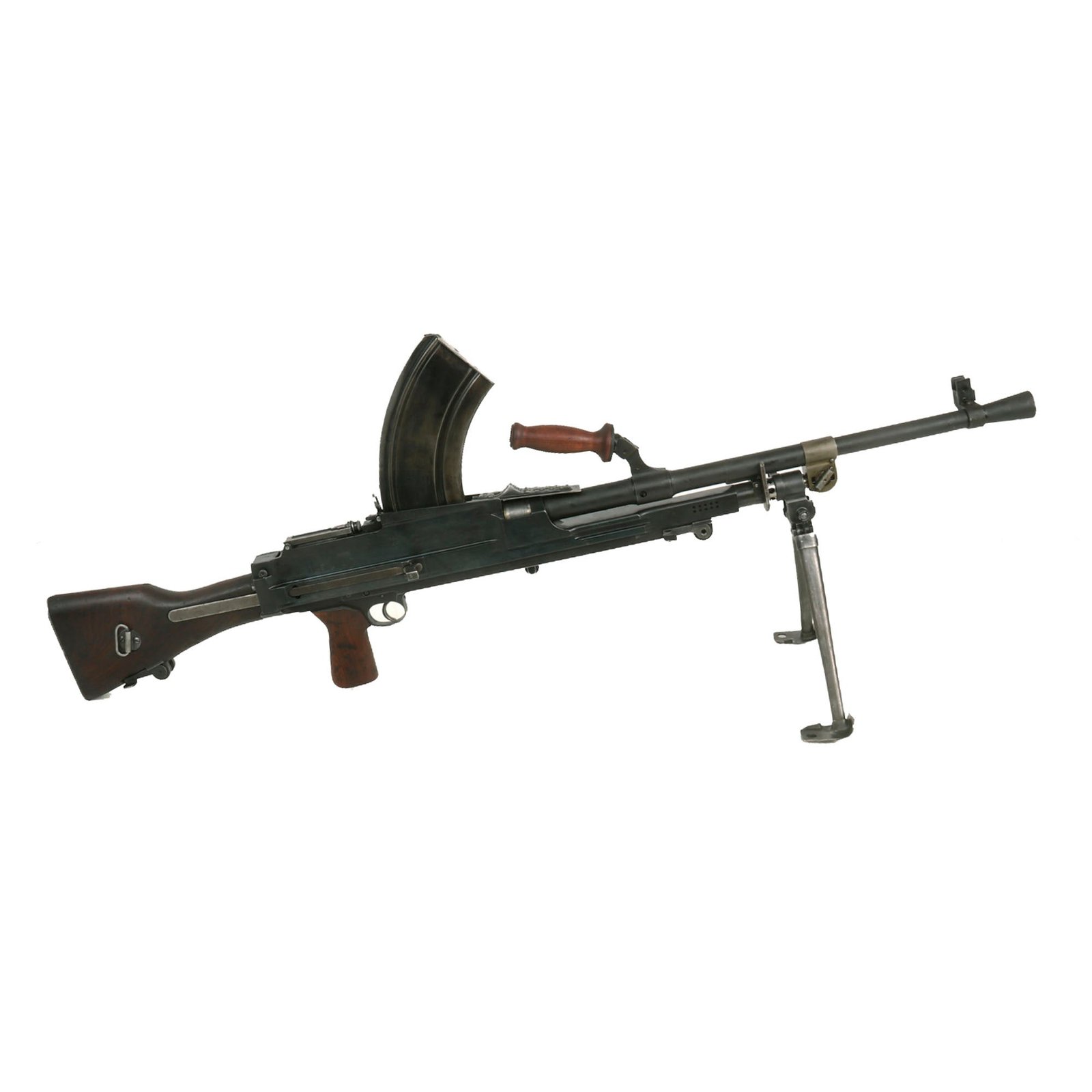 Buy Original British WWII 1943 Dated Bren MkII Display Light Machine Gun by INGLIS Serial 11T7411 with Live Barrel & Magazine | Original Firearms Antique For Sale