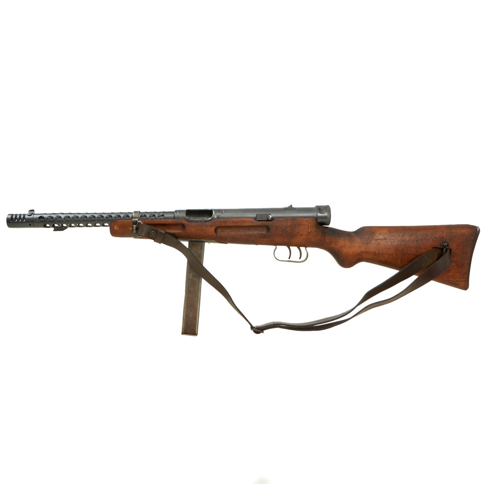 Buy Original WWII Italian Beretta MP38A Ventilated Barrel Jacket SMG with Bayonet Lug - Sling - Correct Magazine | Original Firearms Antique For Sale