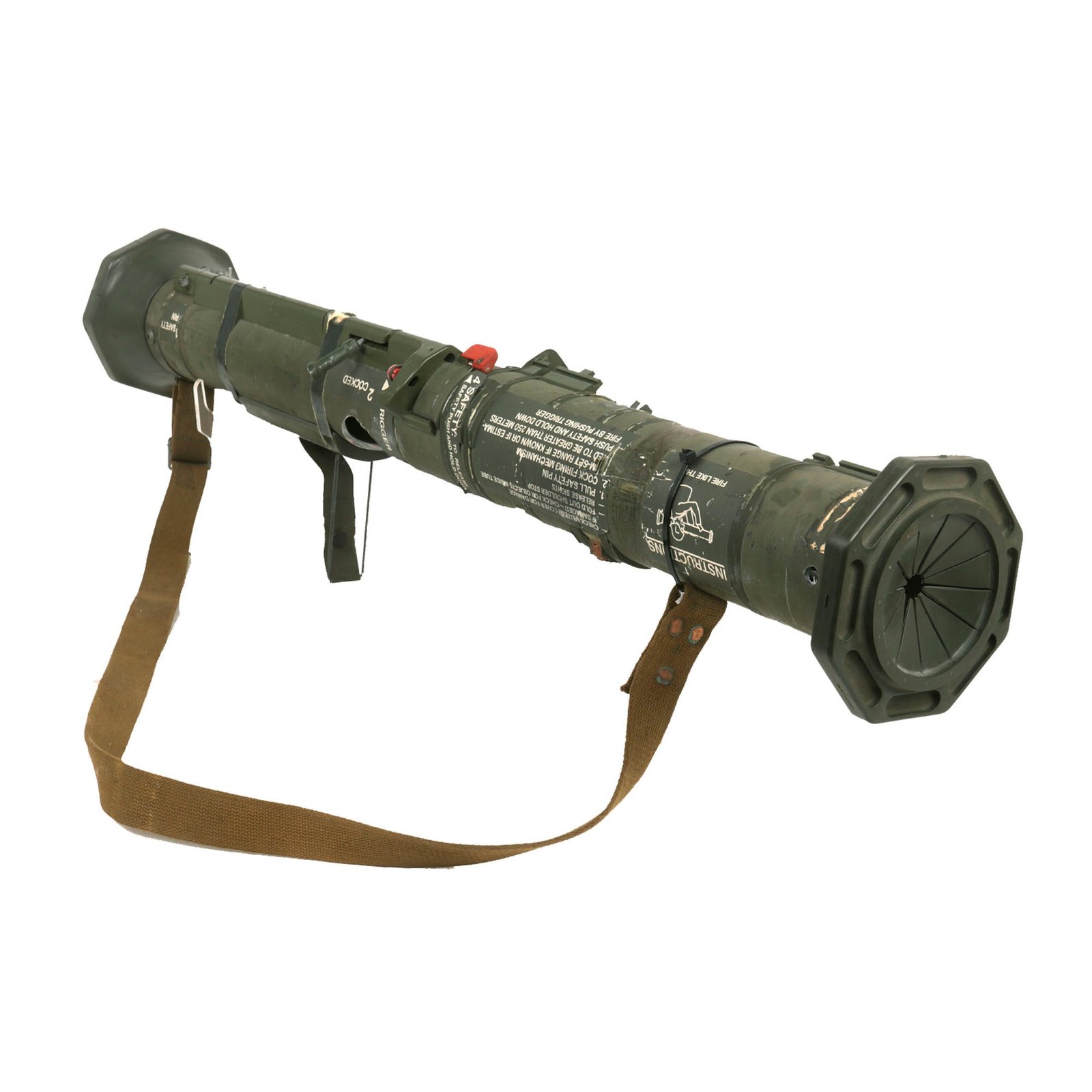 Buy Original U.S. M163 AT-4 Recoilless Smoothbore 84mm Anti-Tank Launcher with Sling - Inert | Original Firearms Antique For Sale