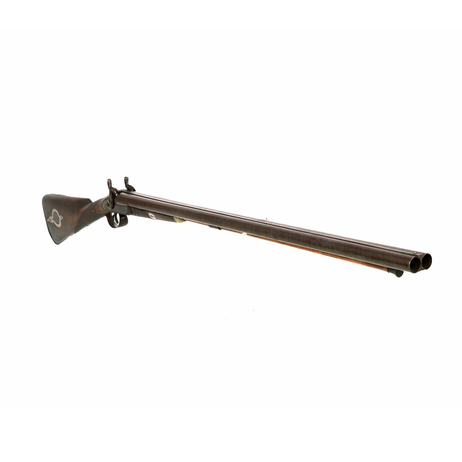 Buy Original British 13 Bore Double Barrel Percussion Shotgun by James Harper of London - circa 1860 | Original Firearms Antique For Sale