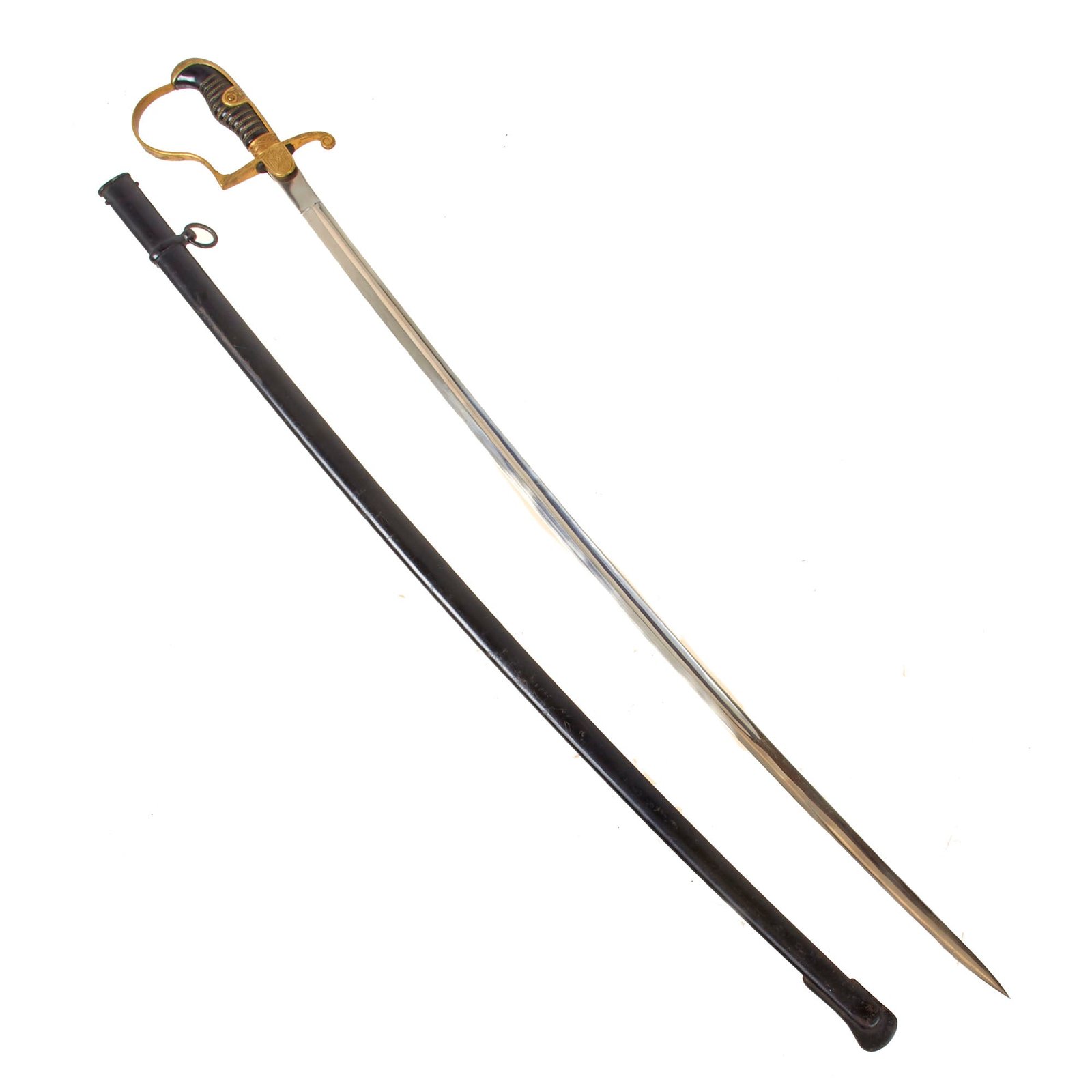 Buy Original German WWII Officer's Dove Head Sword by ALCOSO of Solingen circa 1936 - 1940 with Scabbard | Original Firearms Antique For Sale
