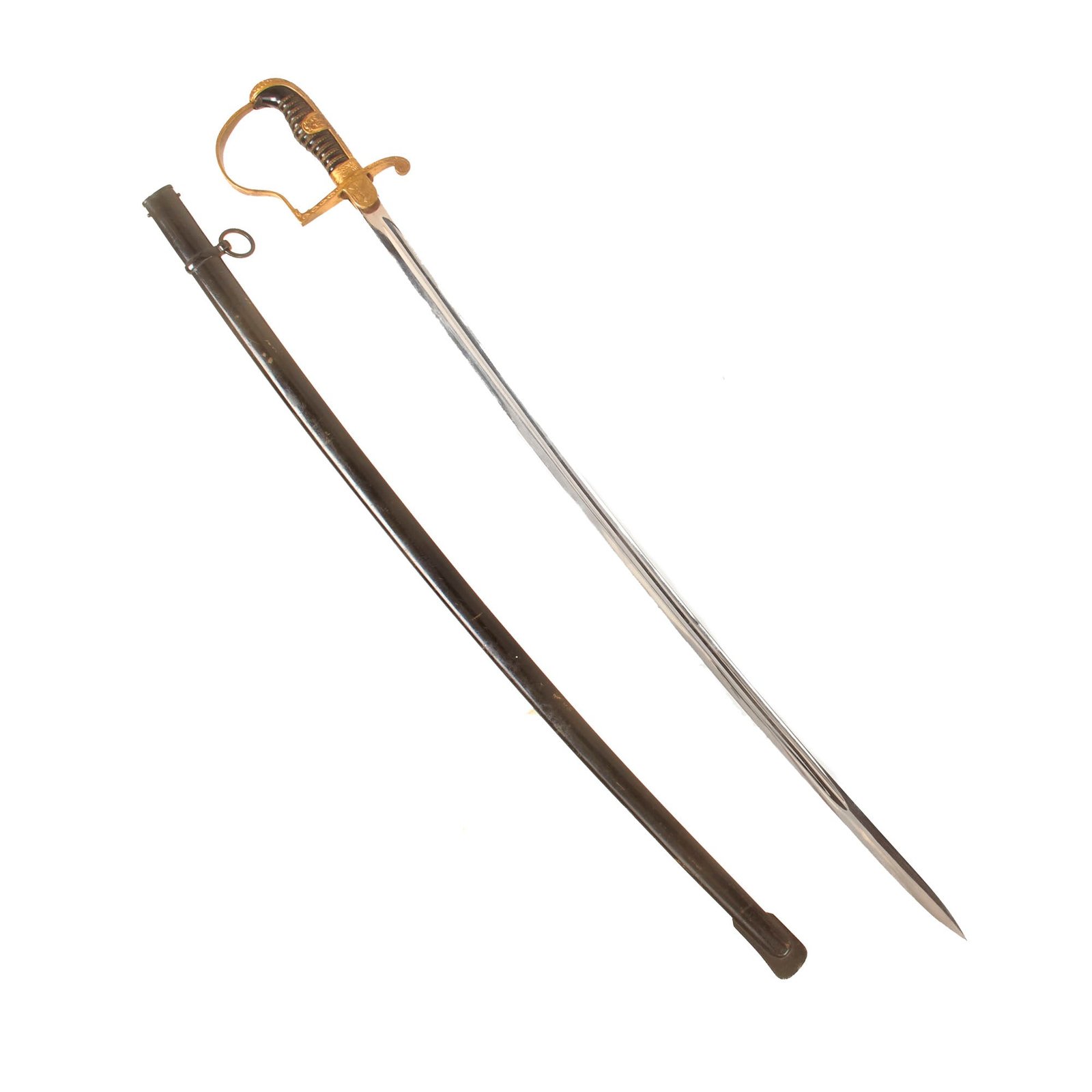 Buy Original German WWII Monogrammed Field Marshal Roon Pattern Dove Head Army Officer Sword by Carl Eickhorn with Scabbard | Original Firearms Antique For Sale