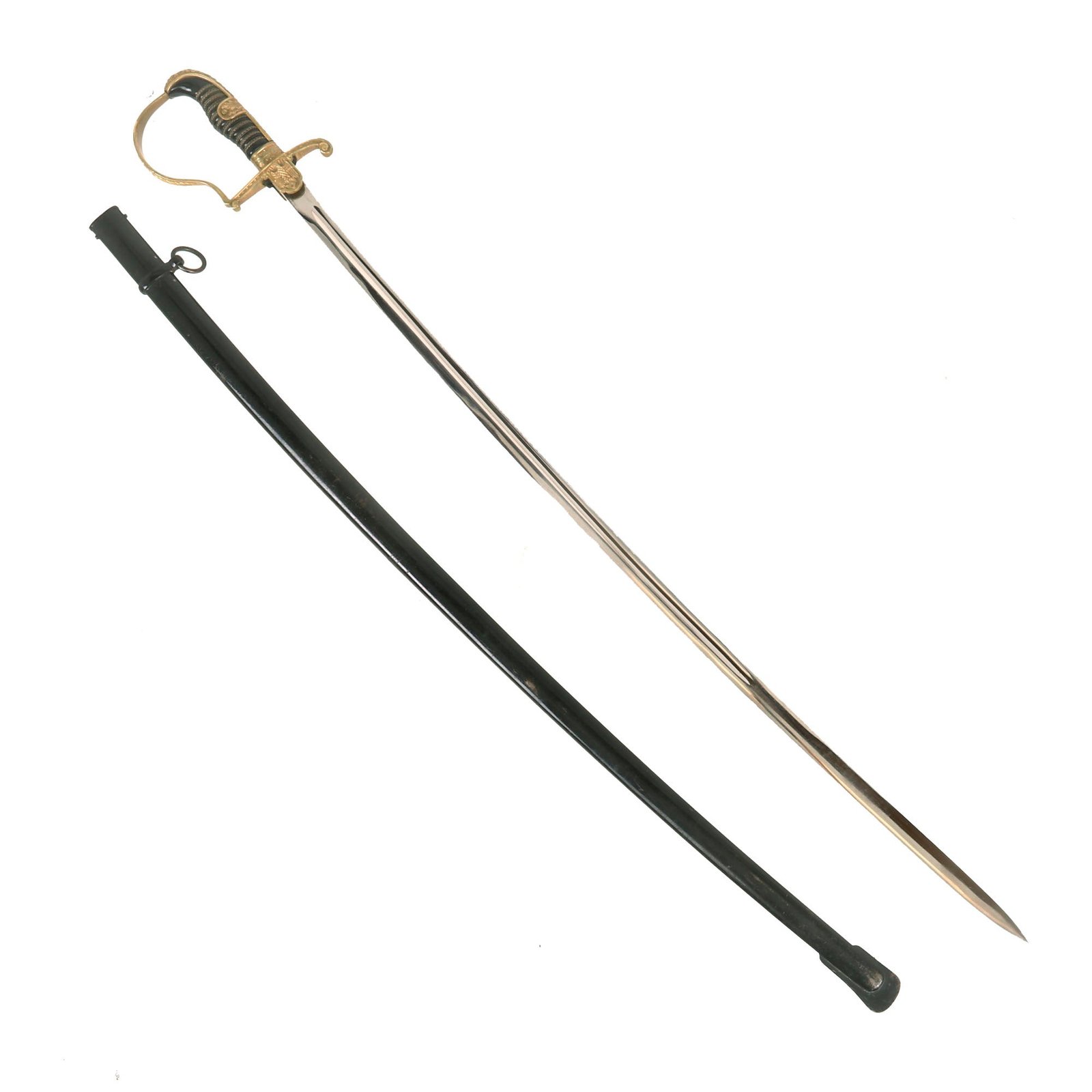Buy Original German WWII Field Marshal von Stein Pattern Dove Head Officers Sword by Carl Eickhorn with Scabbard | Original Firearms Antique For Sale