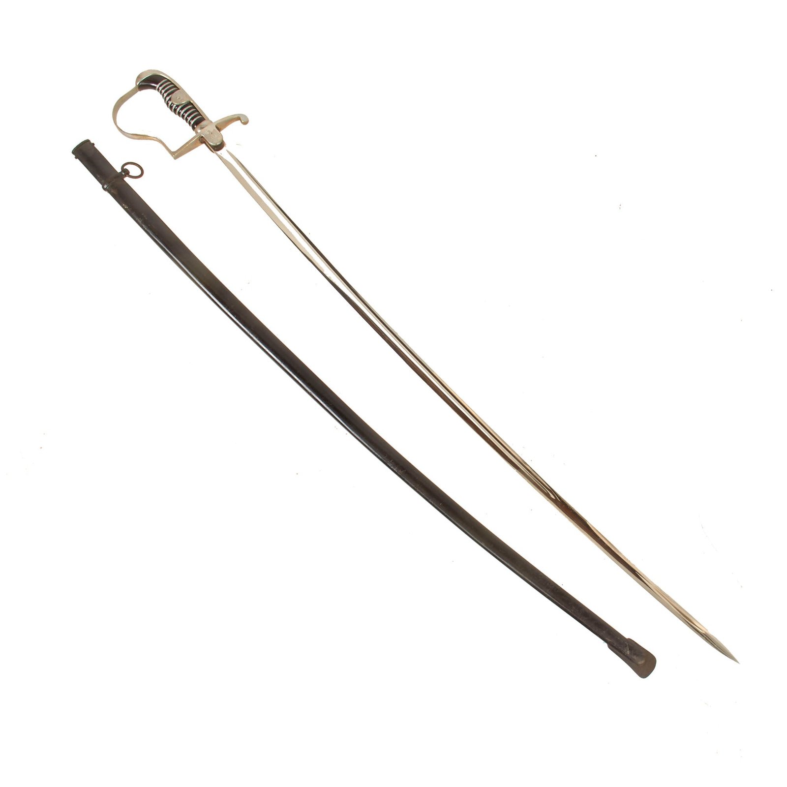 Buy Original German WWII NCO Dove's Head Sword by Carl Eickhorn with Scabbard - 1935-41 Trademark | Original Firearms Antique For Sale