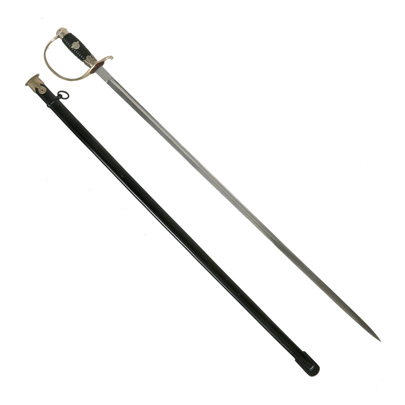 Buy Original German WWII Police NCO's Degen Dress Sword by Paul Weyersberg with Scabbard | Original Firearms Antique For Sale