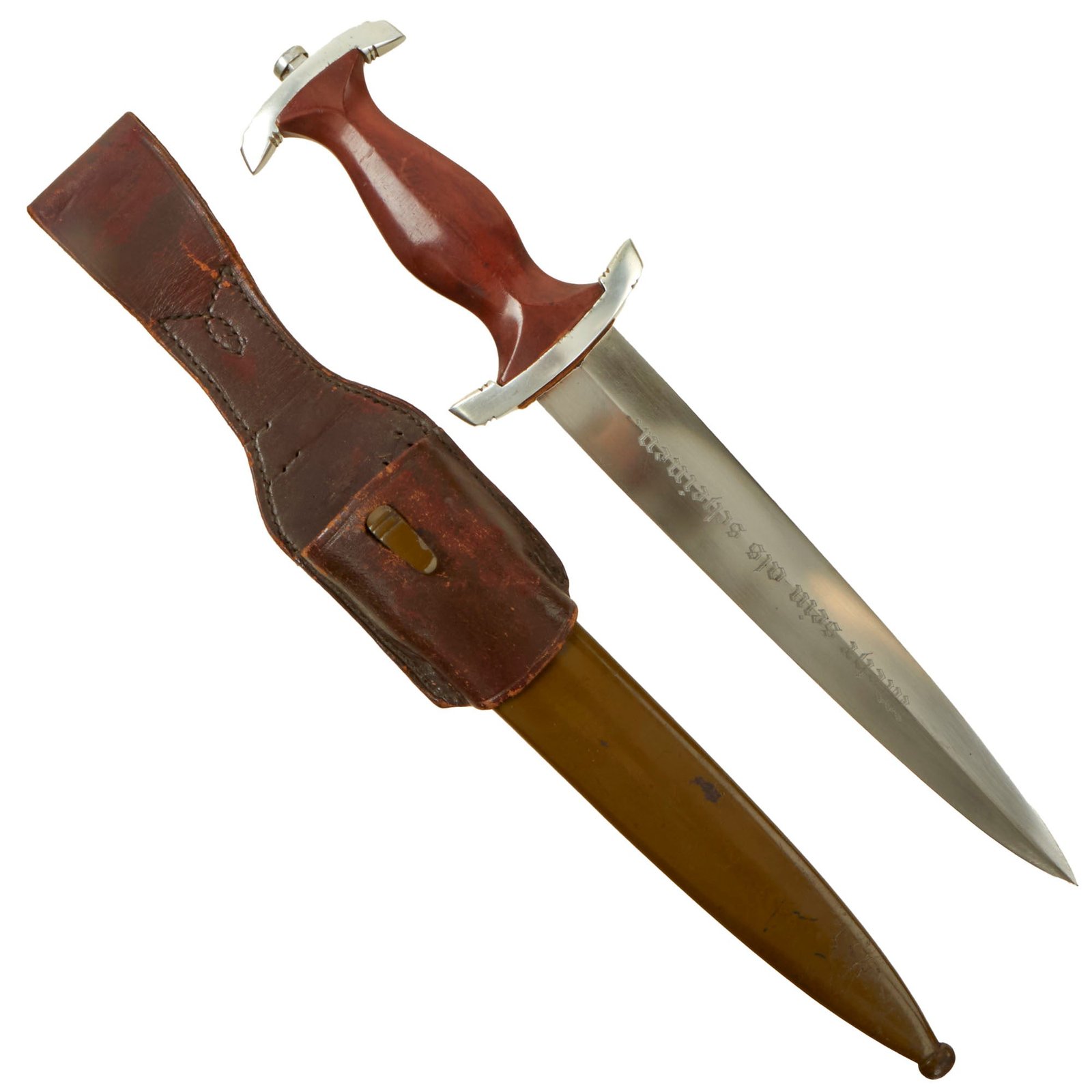 Buy Original German WWII USGI Bring Back NPEA Student Dagger by Karl Burgsmüller of Berlin with Scabbard and Frog | Original Firearms Antique For Sale